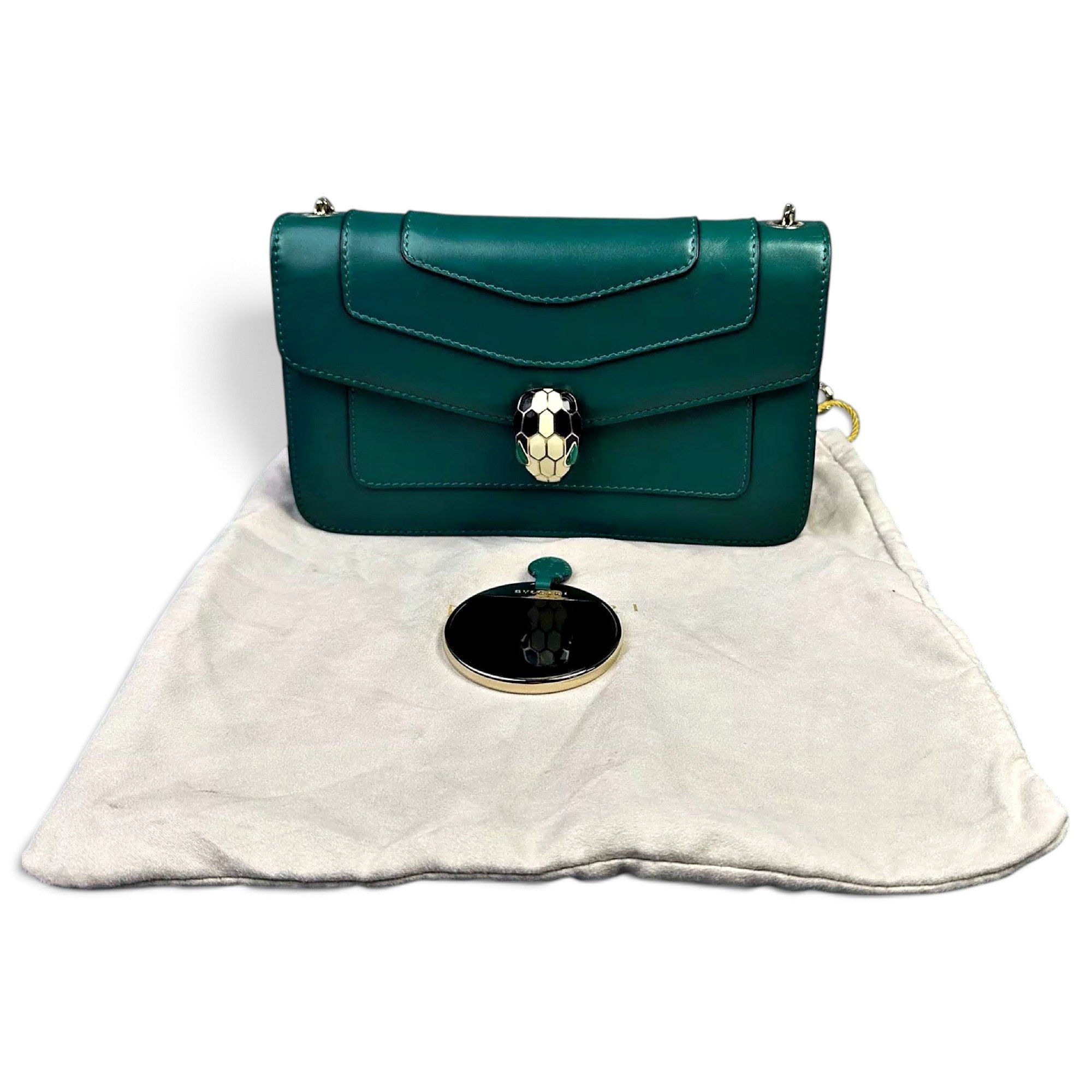 Serpenti leather crossbody bag
