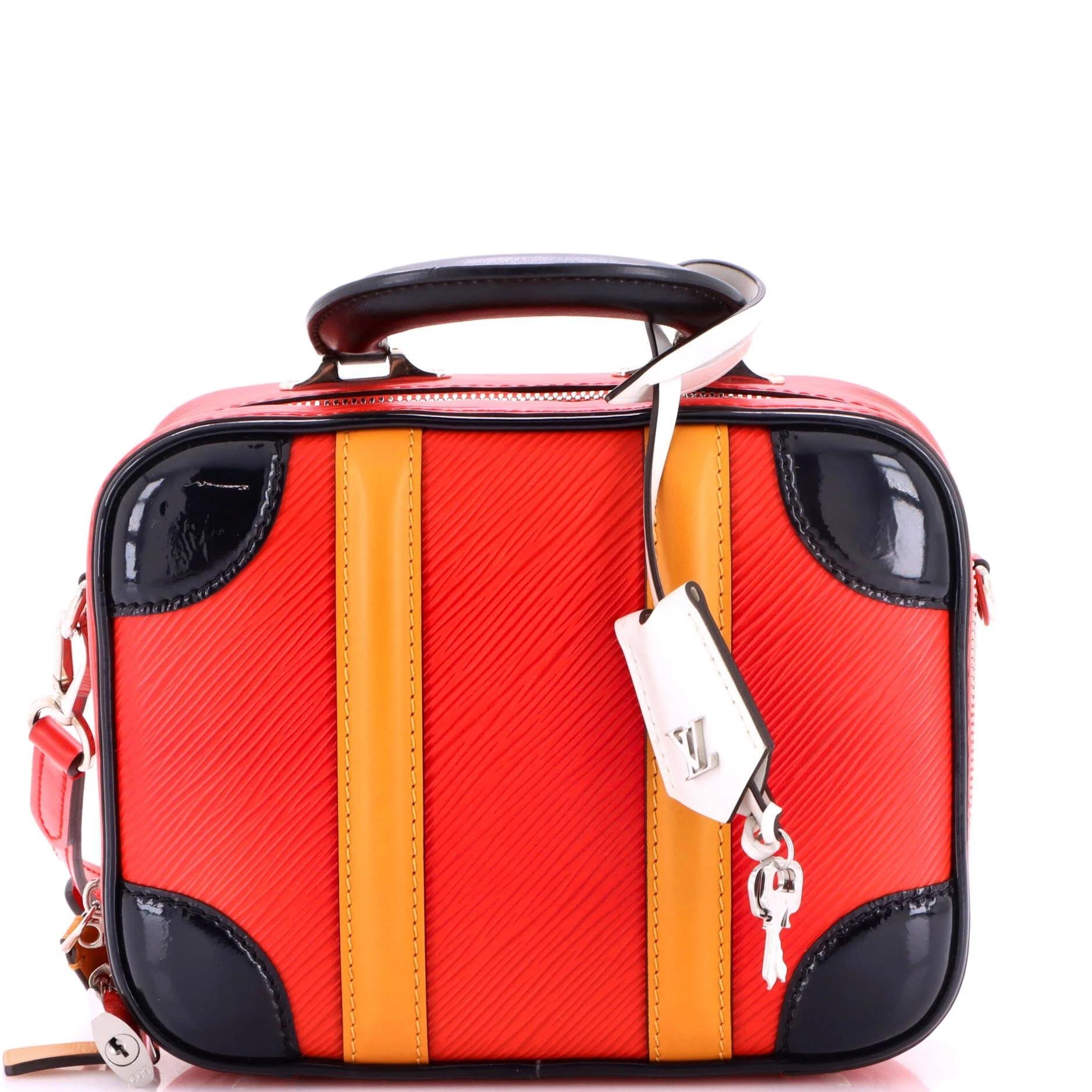 Patent leather handbag