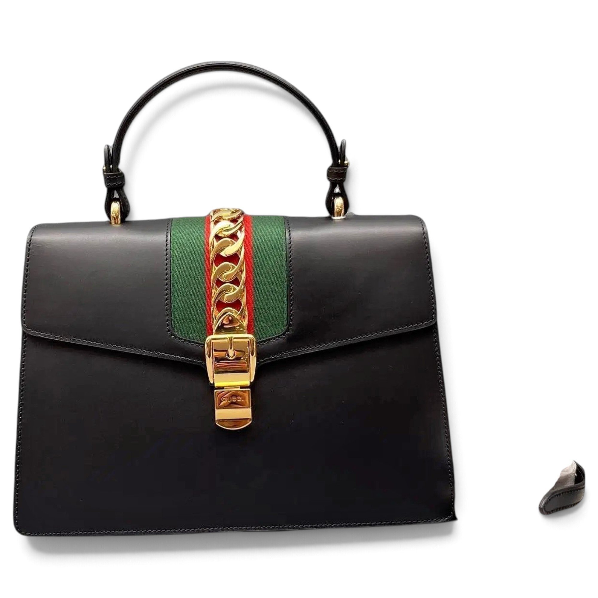 Sylvie Top Handle leather handbag