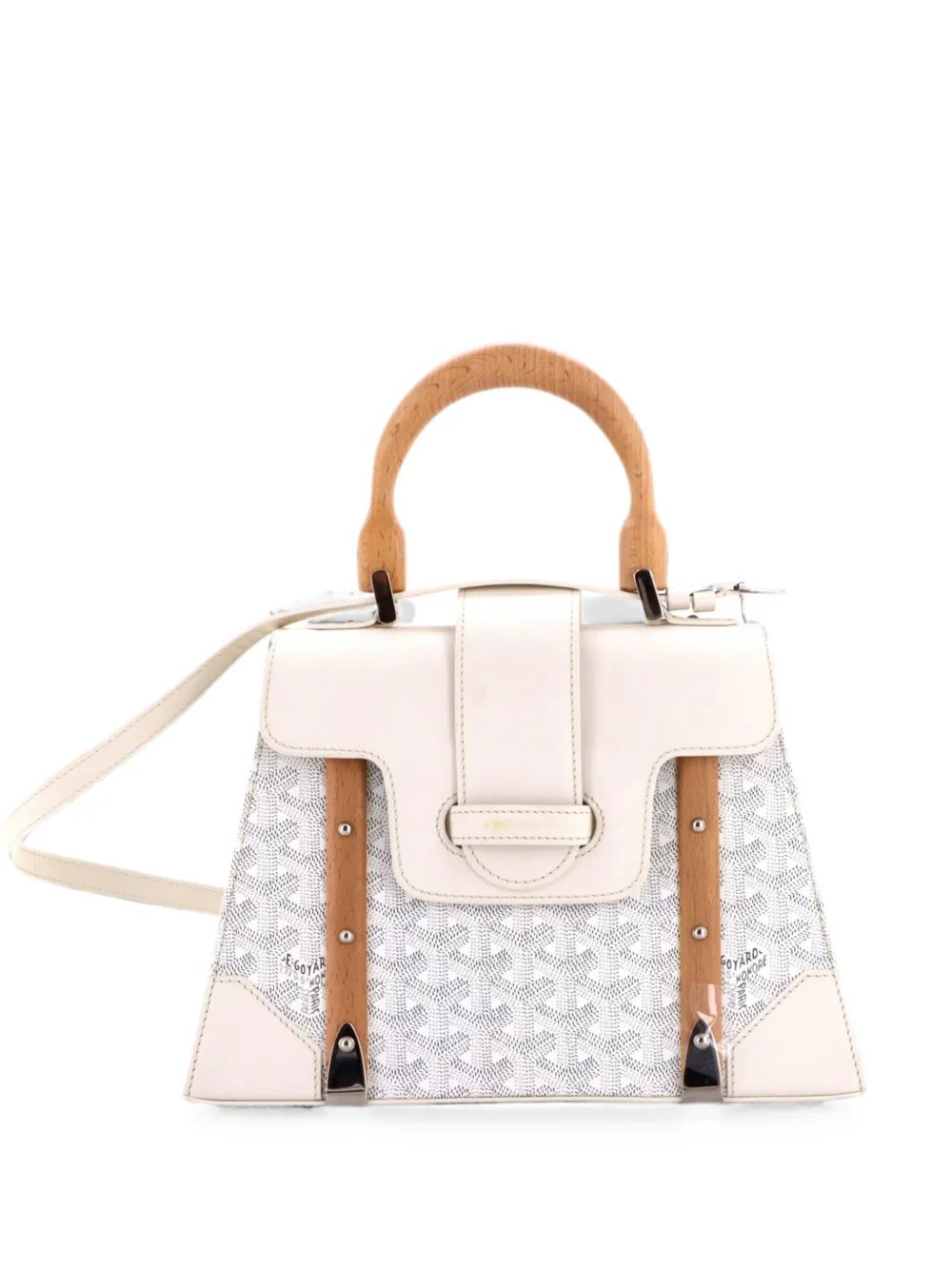 Saigon Top Handle Bag Coated Canvas with Leather PM satchel