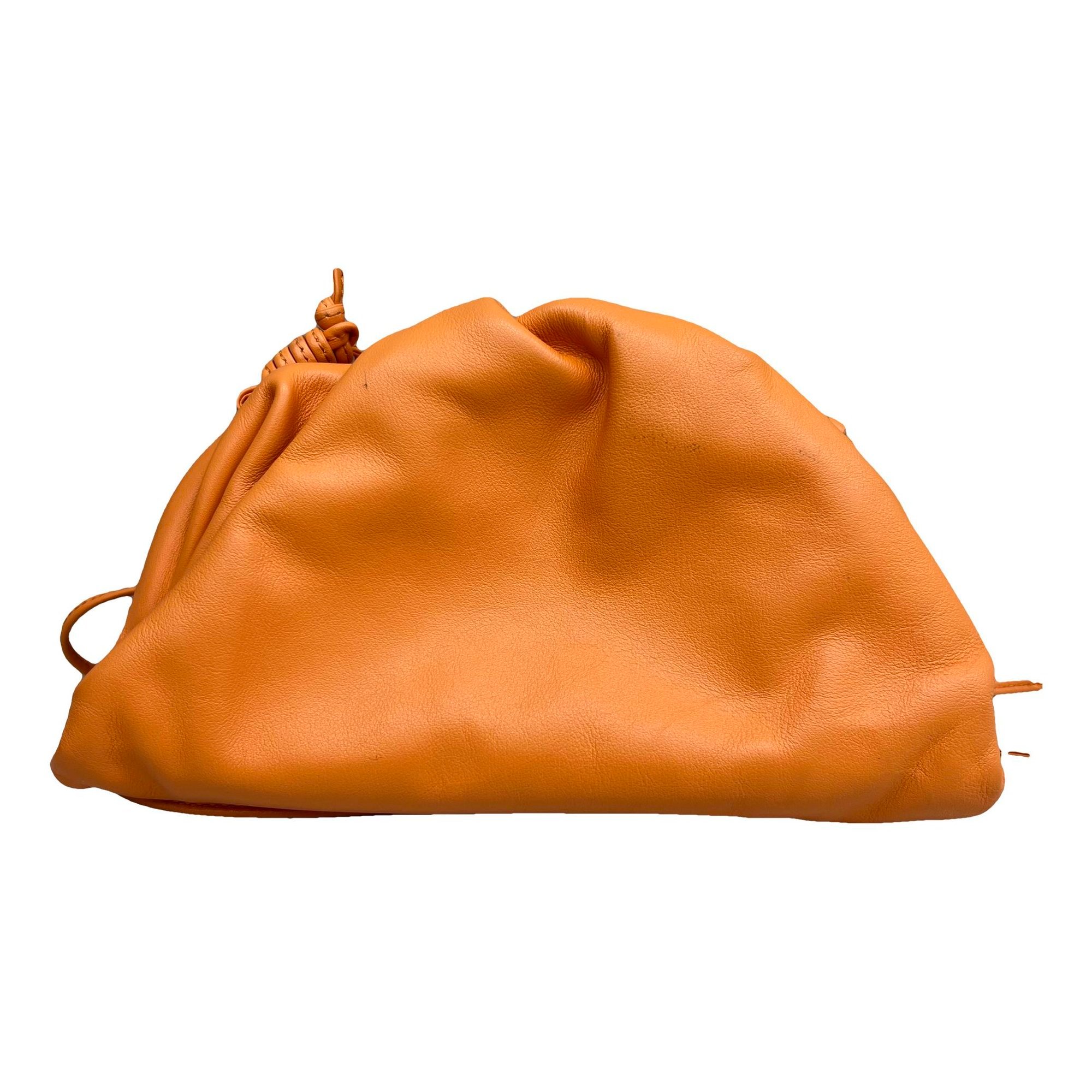 Pouch leather handbag