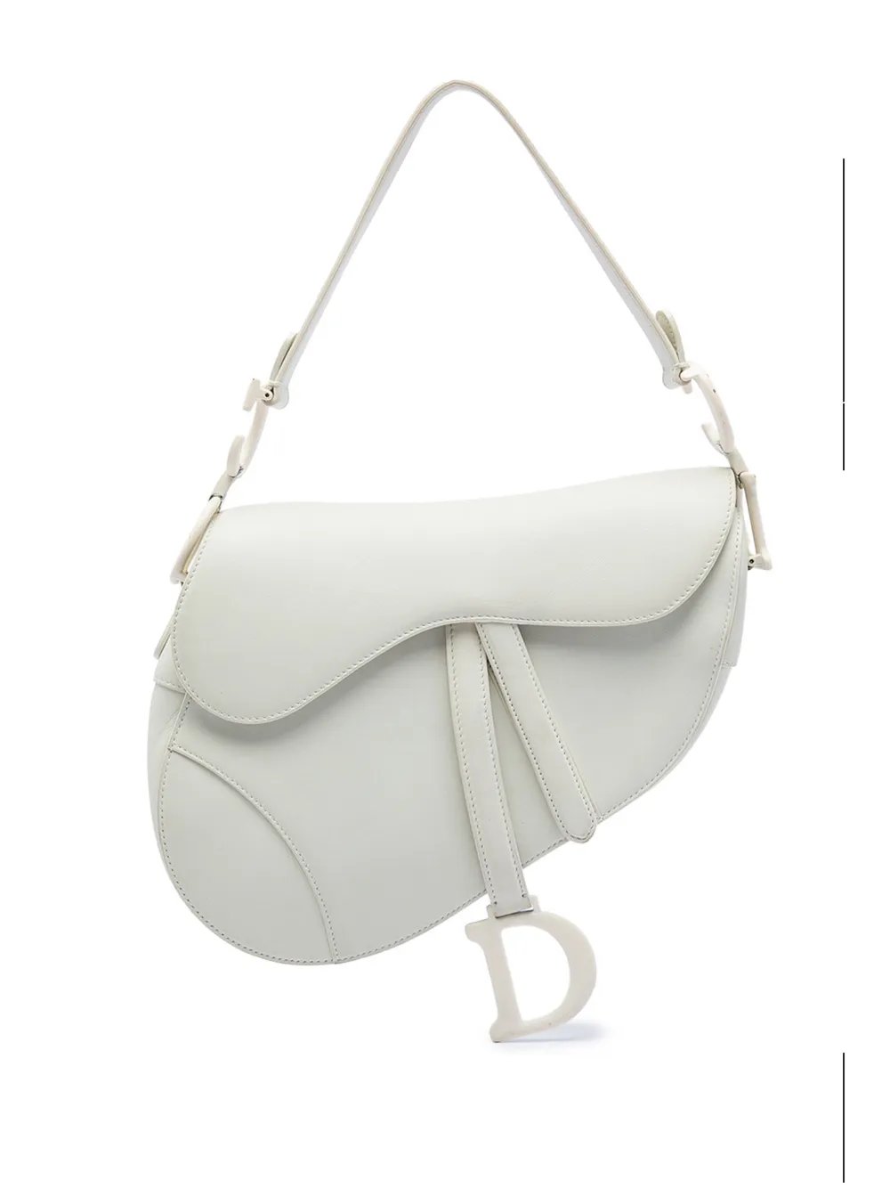 2019 Grained Calfskin Saddle Bag shoulder bag