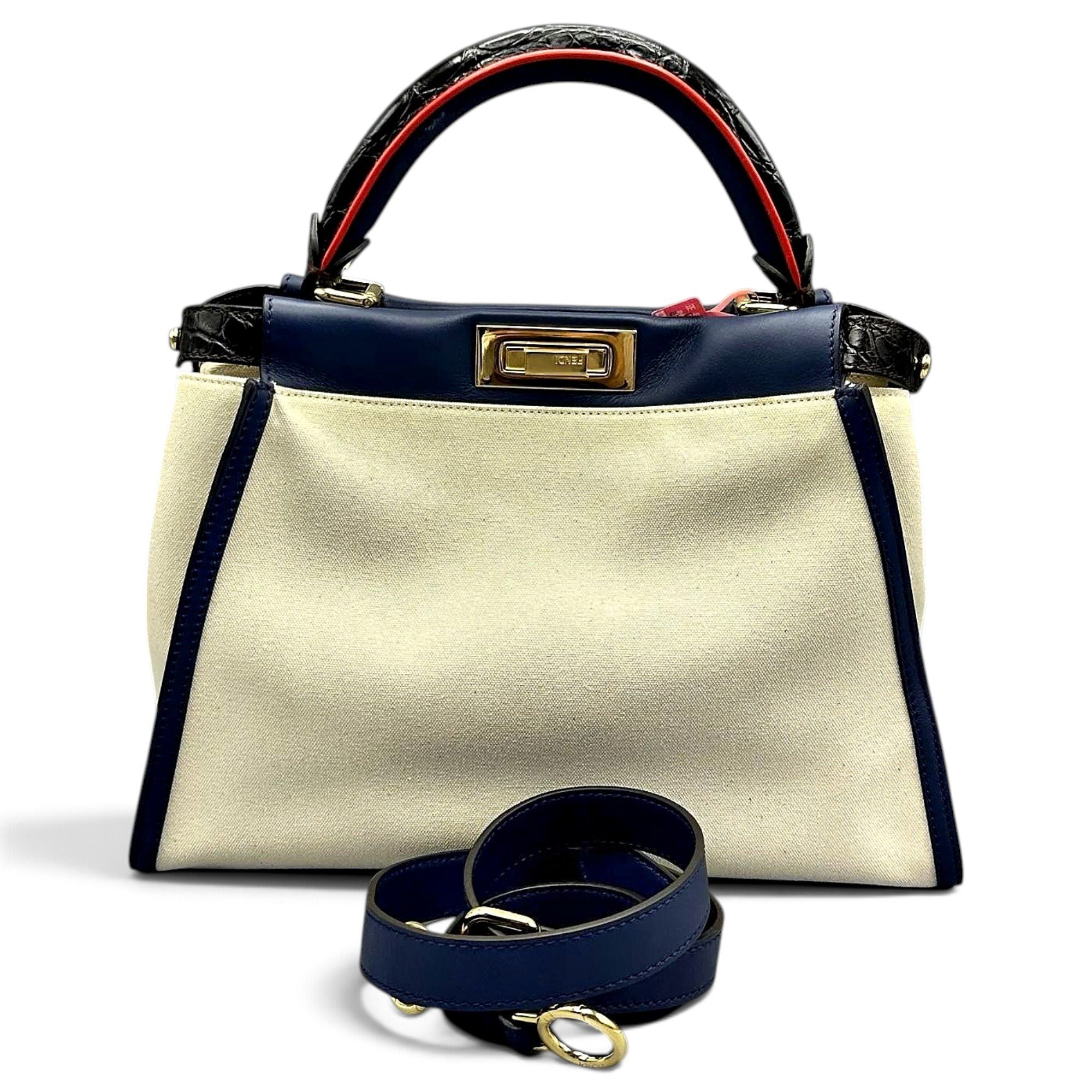 Peekaboo cloth handbag