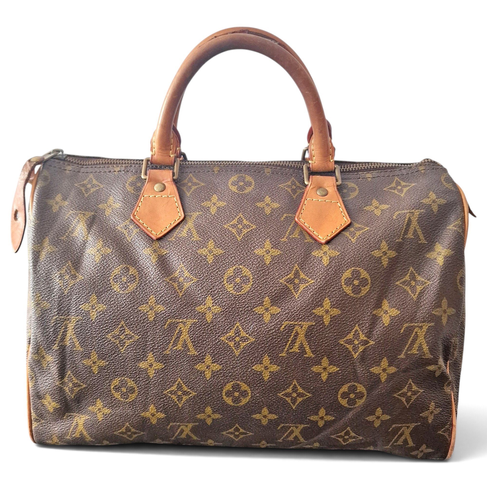 Speedy leather handbag