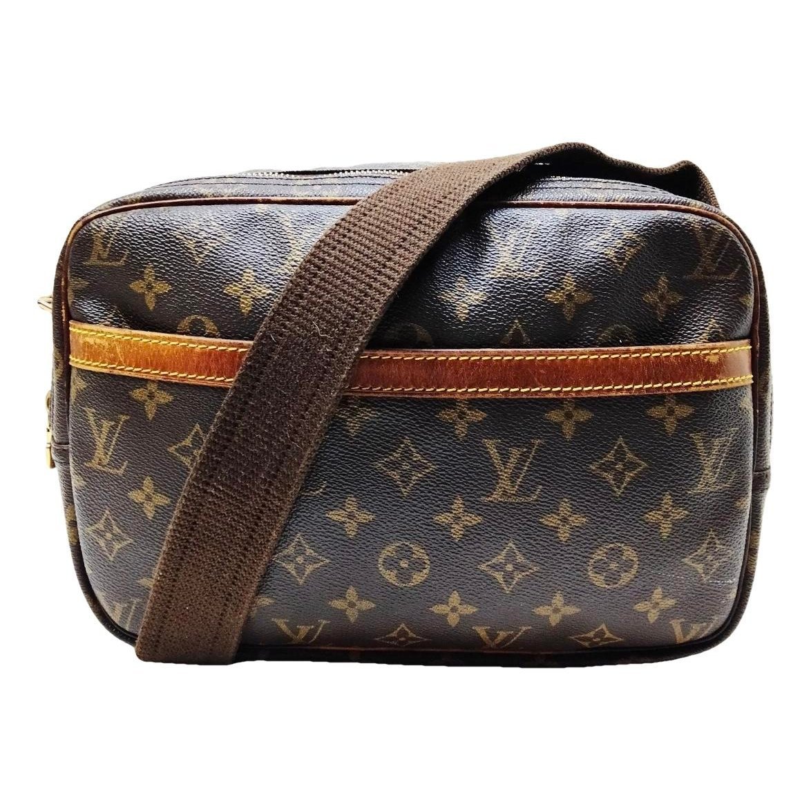 Reporter cloth crossbody bag