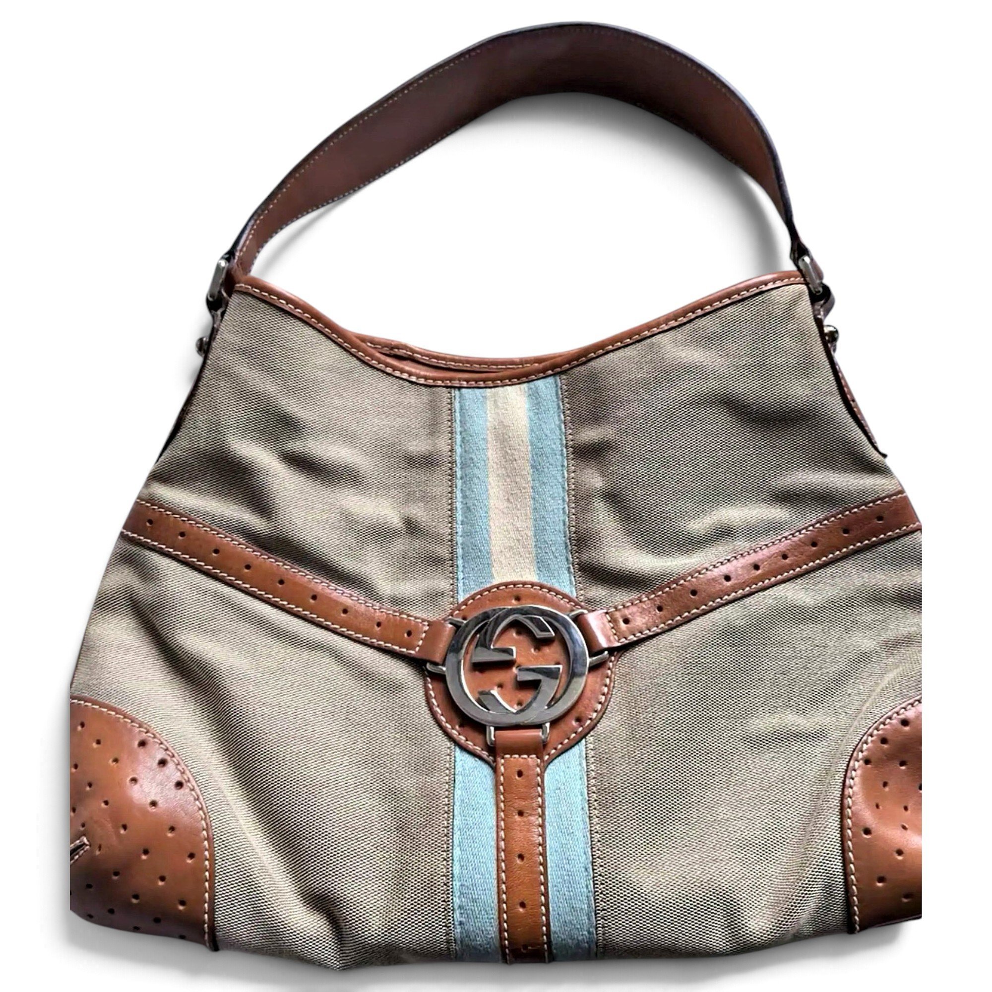 Miss GG leather handbag