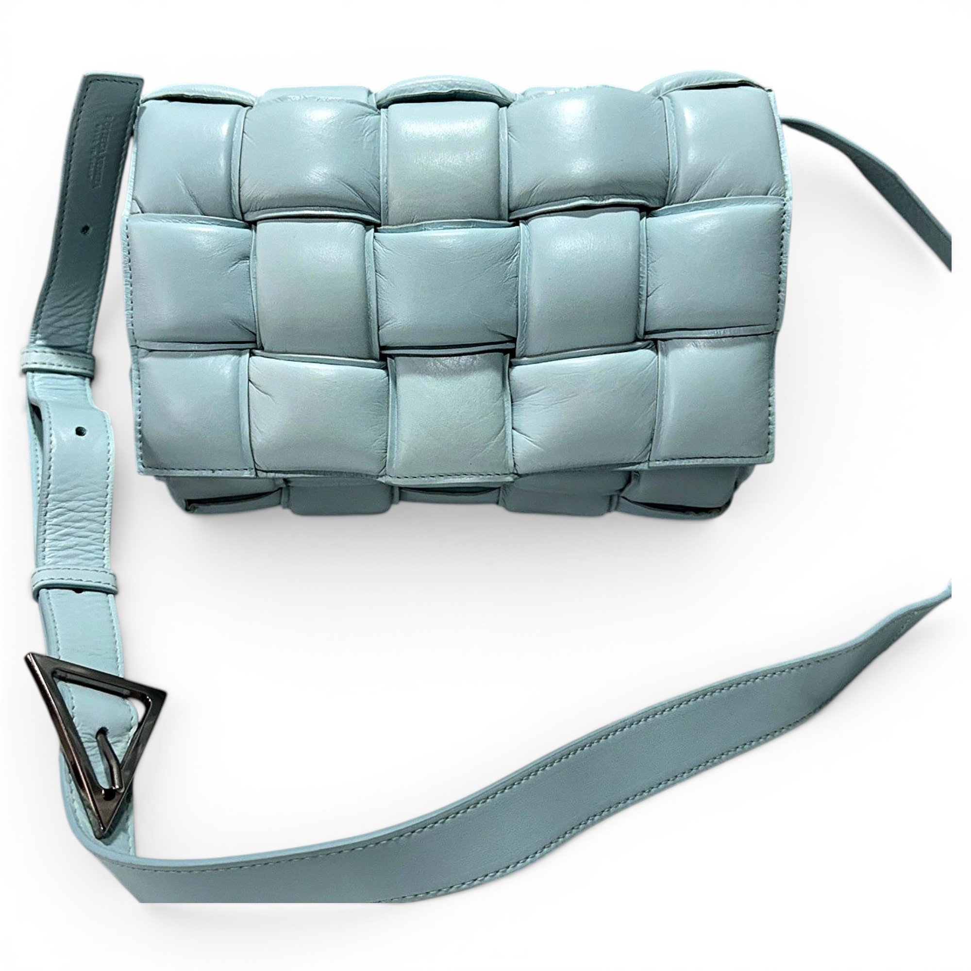 Cassette Padded leather crossbody bag