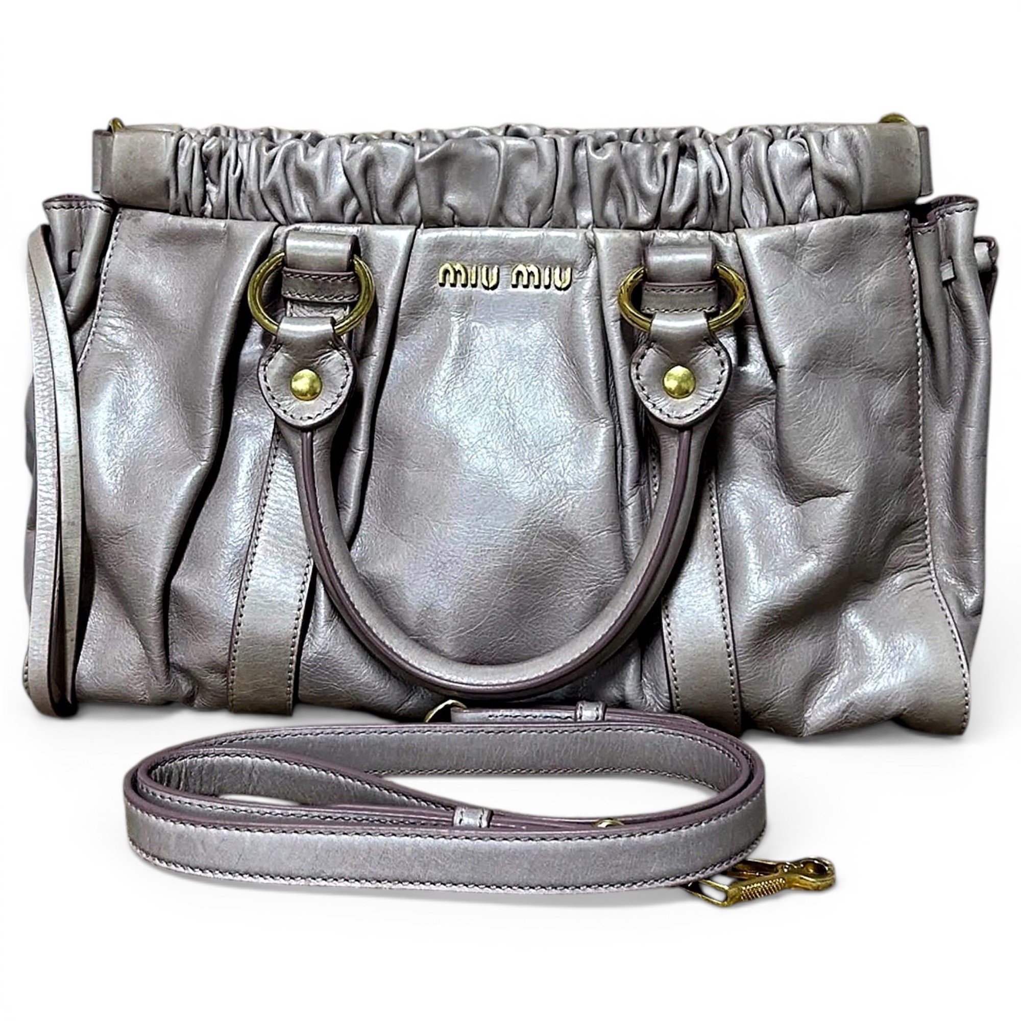 Leather handbag