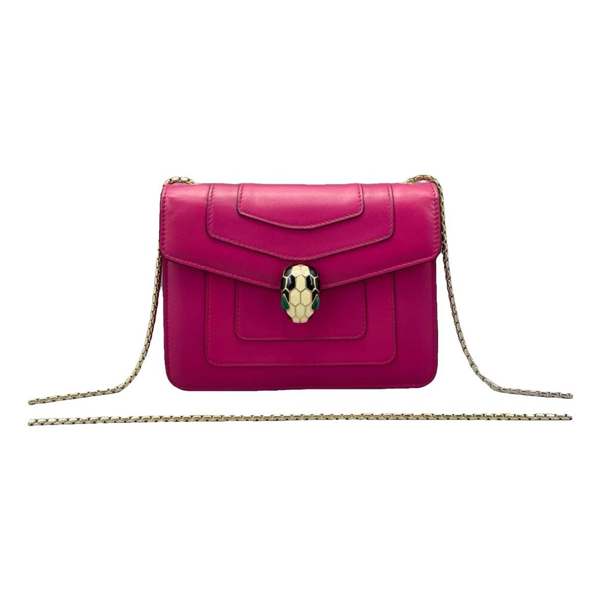 Serpenti leather handbag