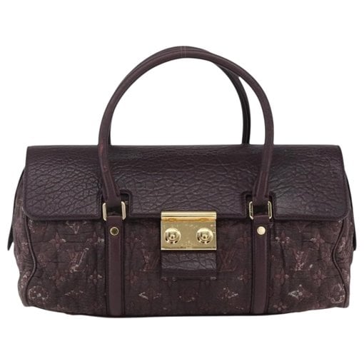 Bordeaux leather tote