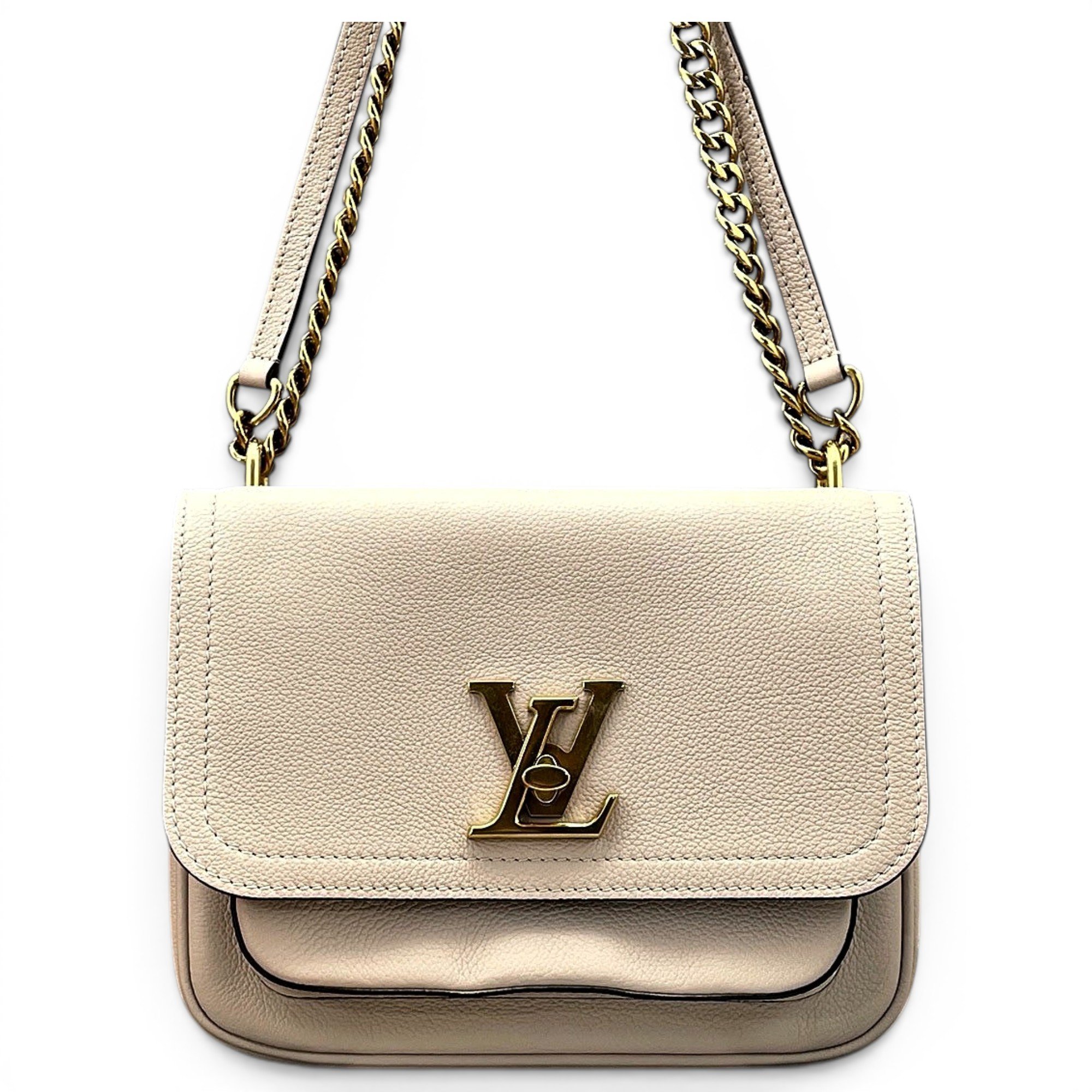 Lockme leather handbag