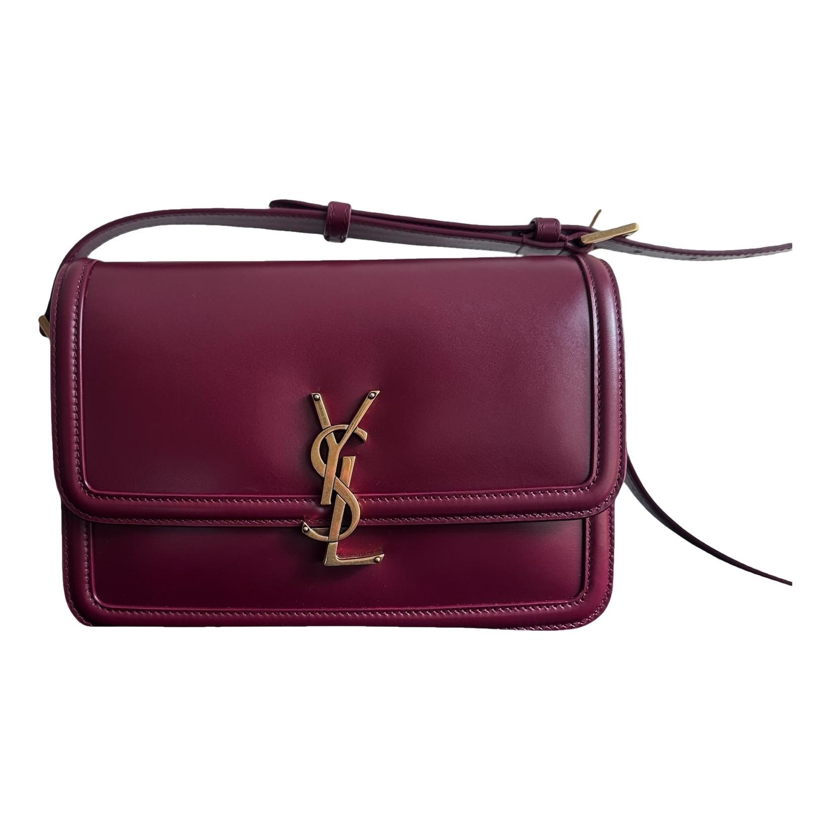 Solférino leather handbag