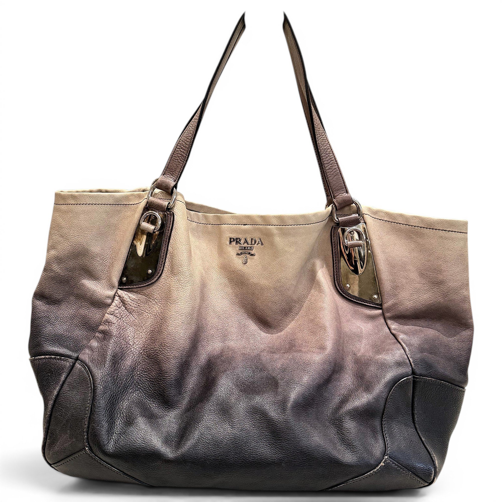 Leather tote