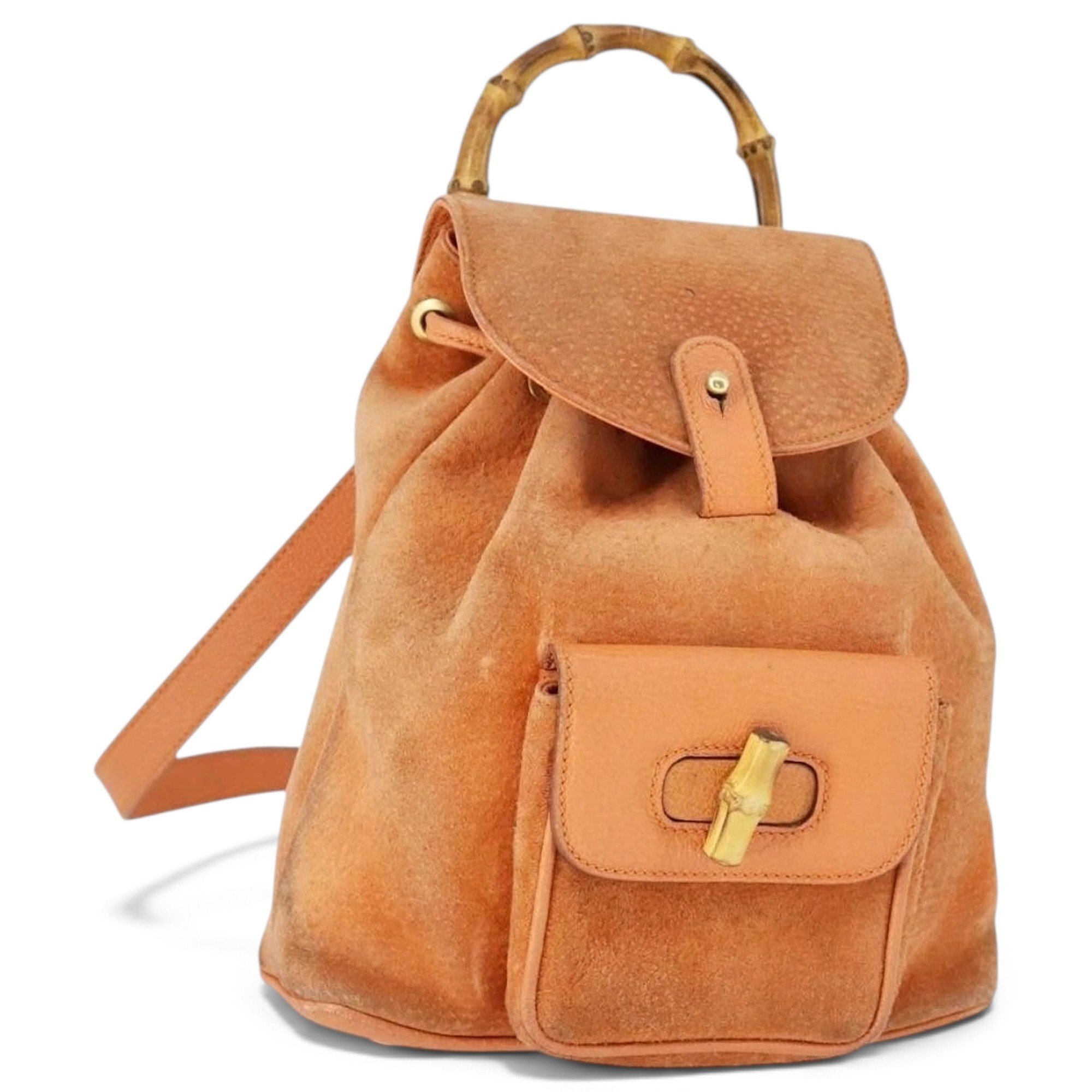 Bamboo Tassel Oval backpack