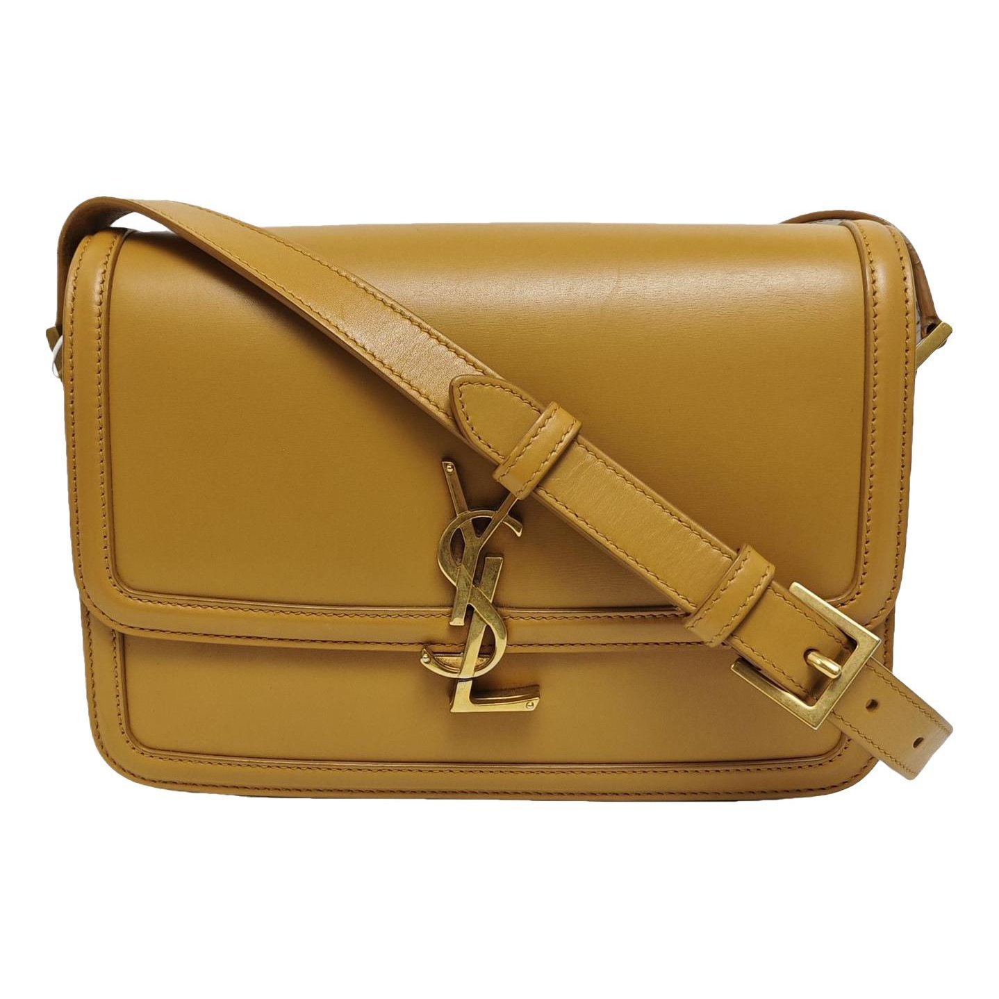 Solférino leather handbag