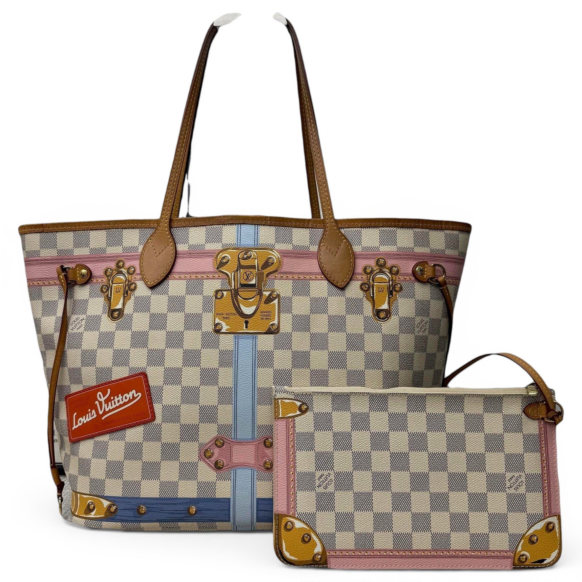 Neverfull leather handbag