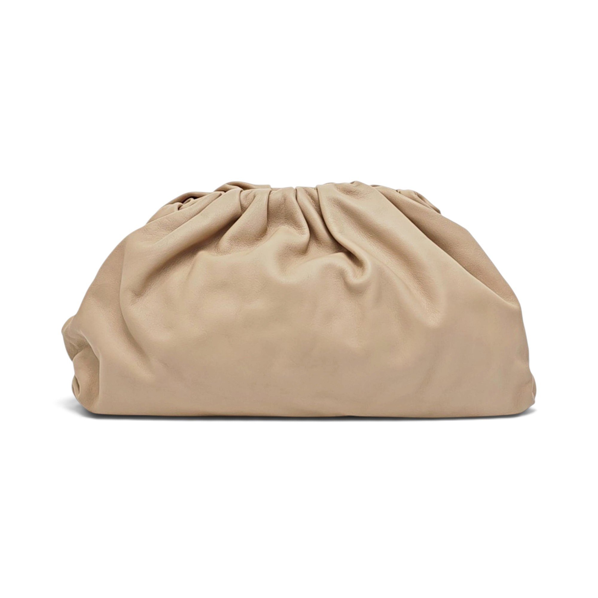 Pouch leather handbag