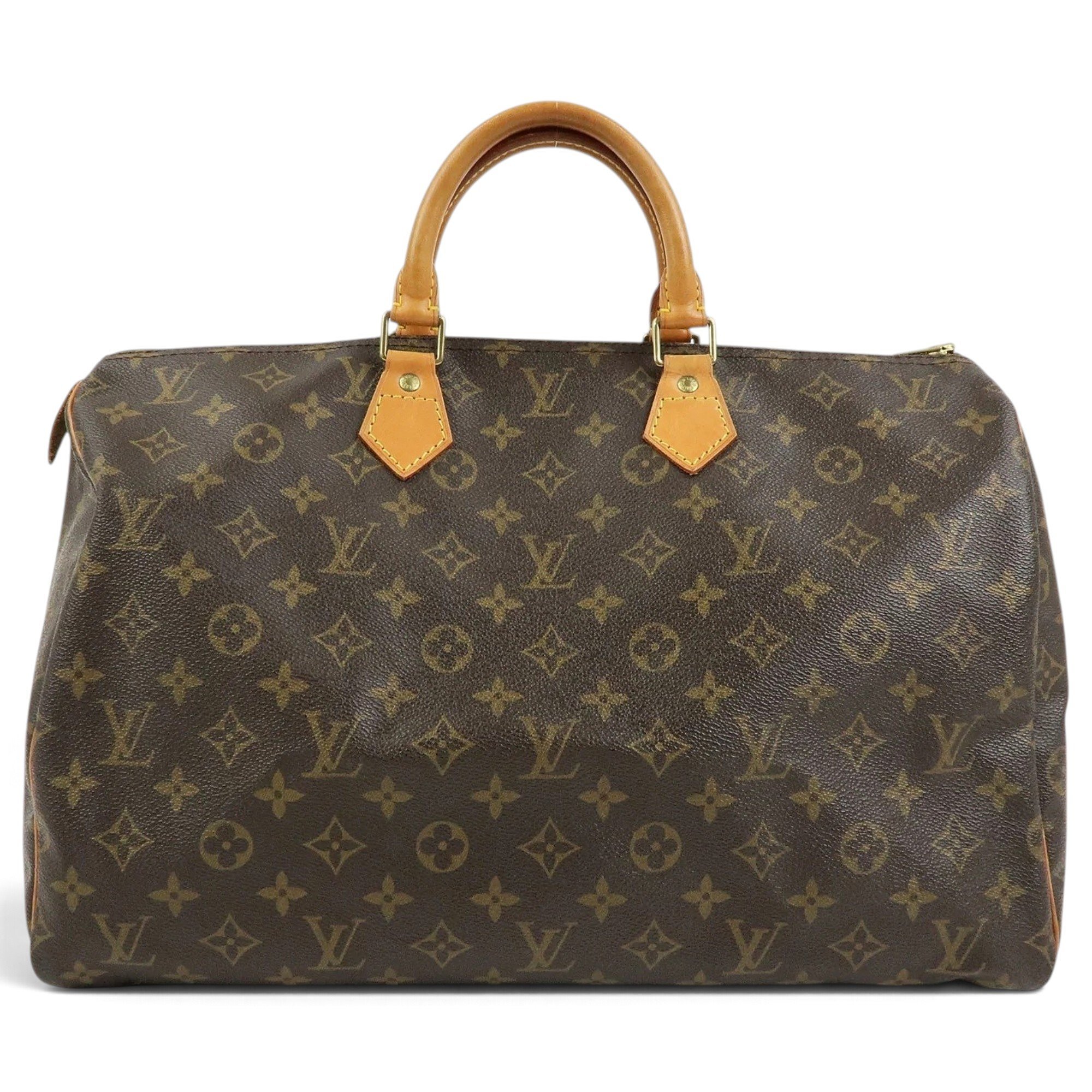 Speedy leather handbag
