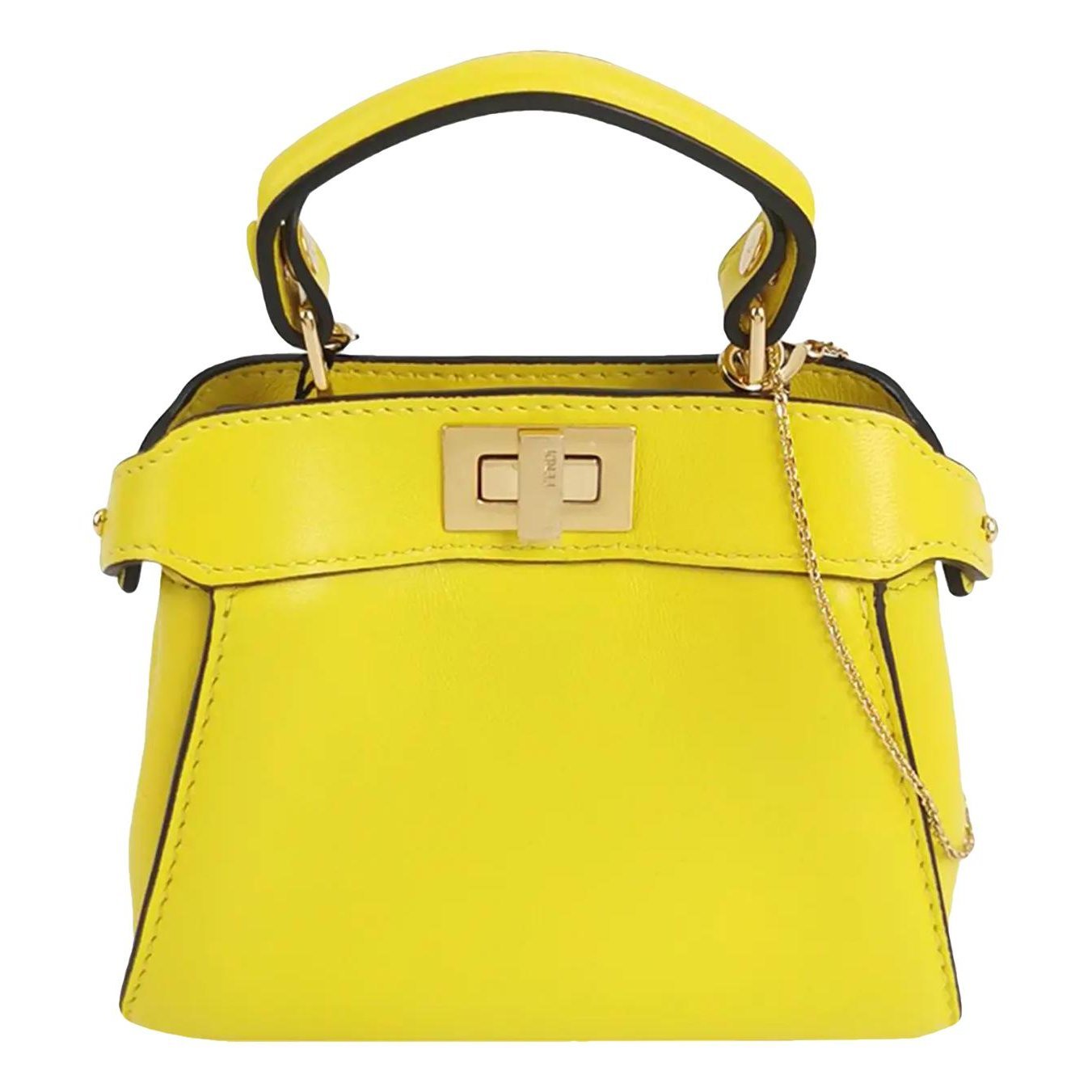 Peekaboo leather crossbody bag