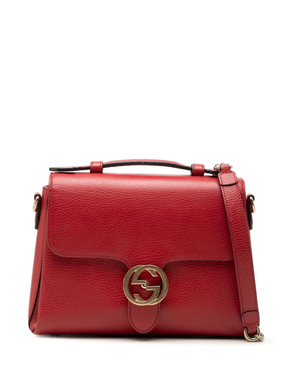 2000-2015 Small Dollar Calf Interlocking G satchel