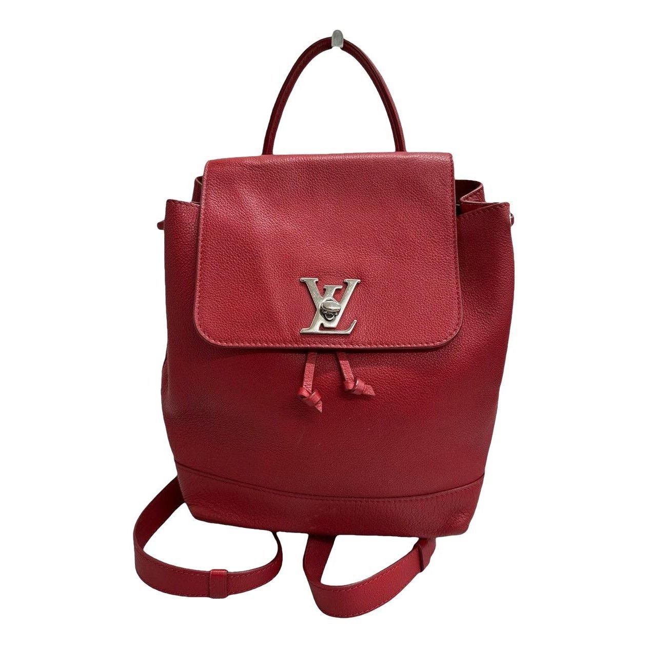 Lockme leather backpack
