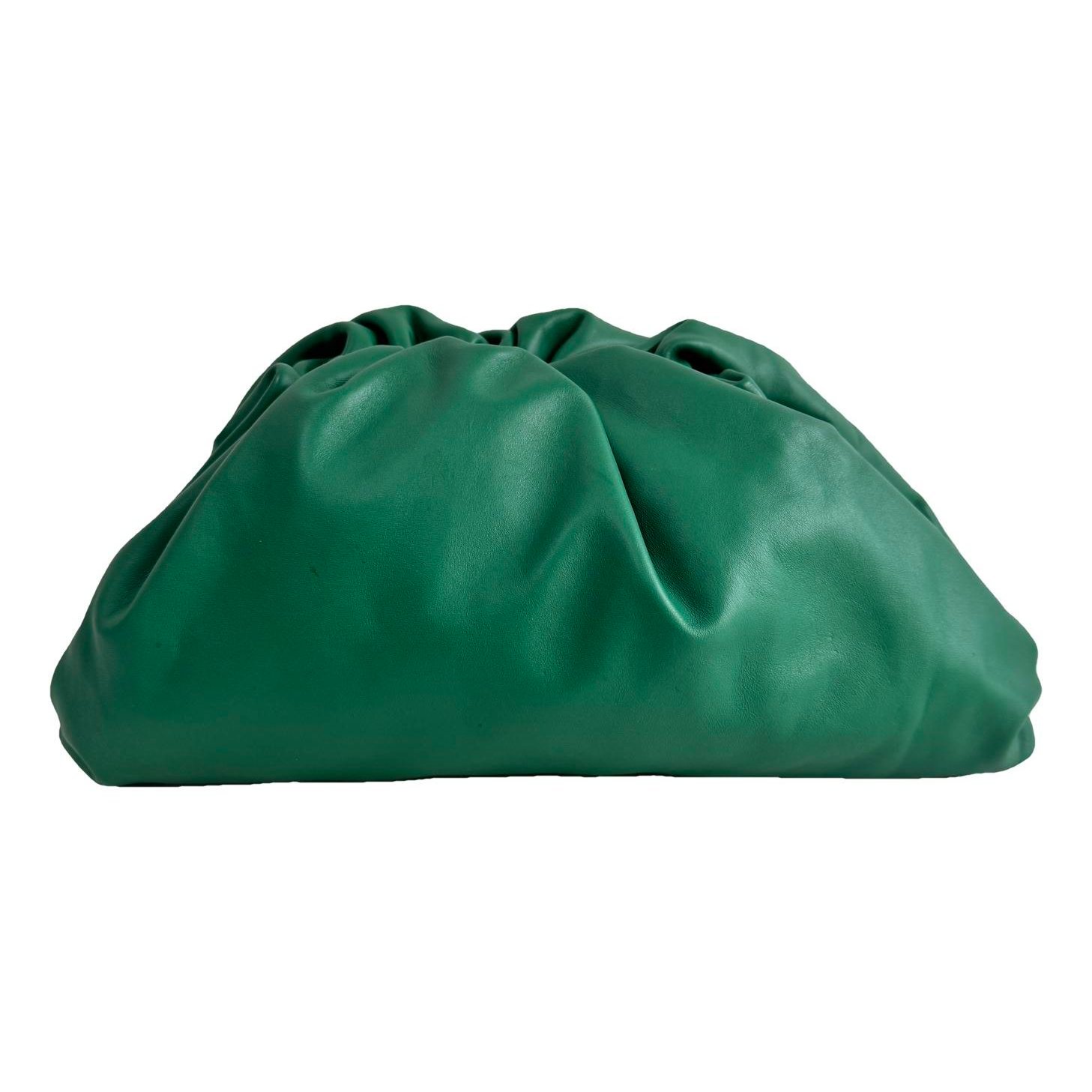 Pouch leather handbag