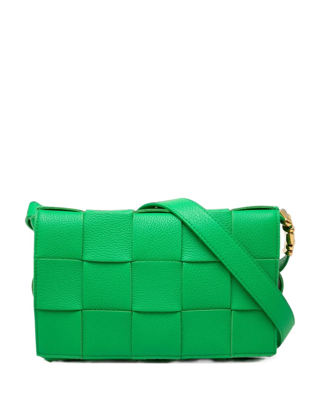 2012-2026 Grained Calfskin Intrecciato Cassette crossbody bag