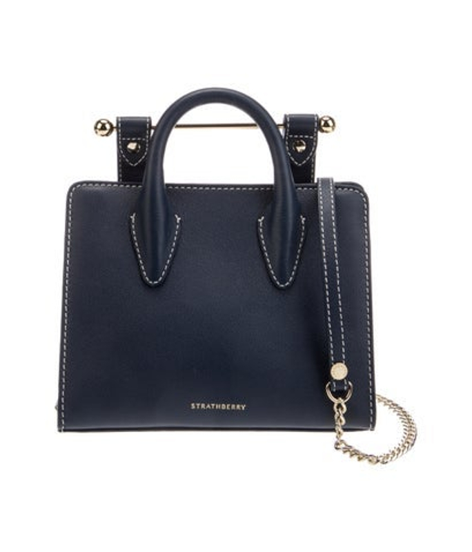 Strathberry Leather Top Handle Bag