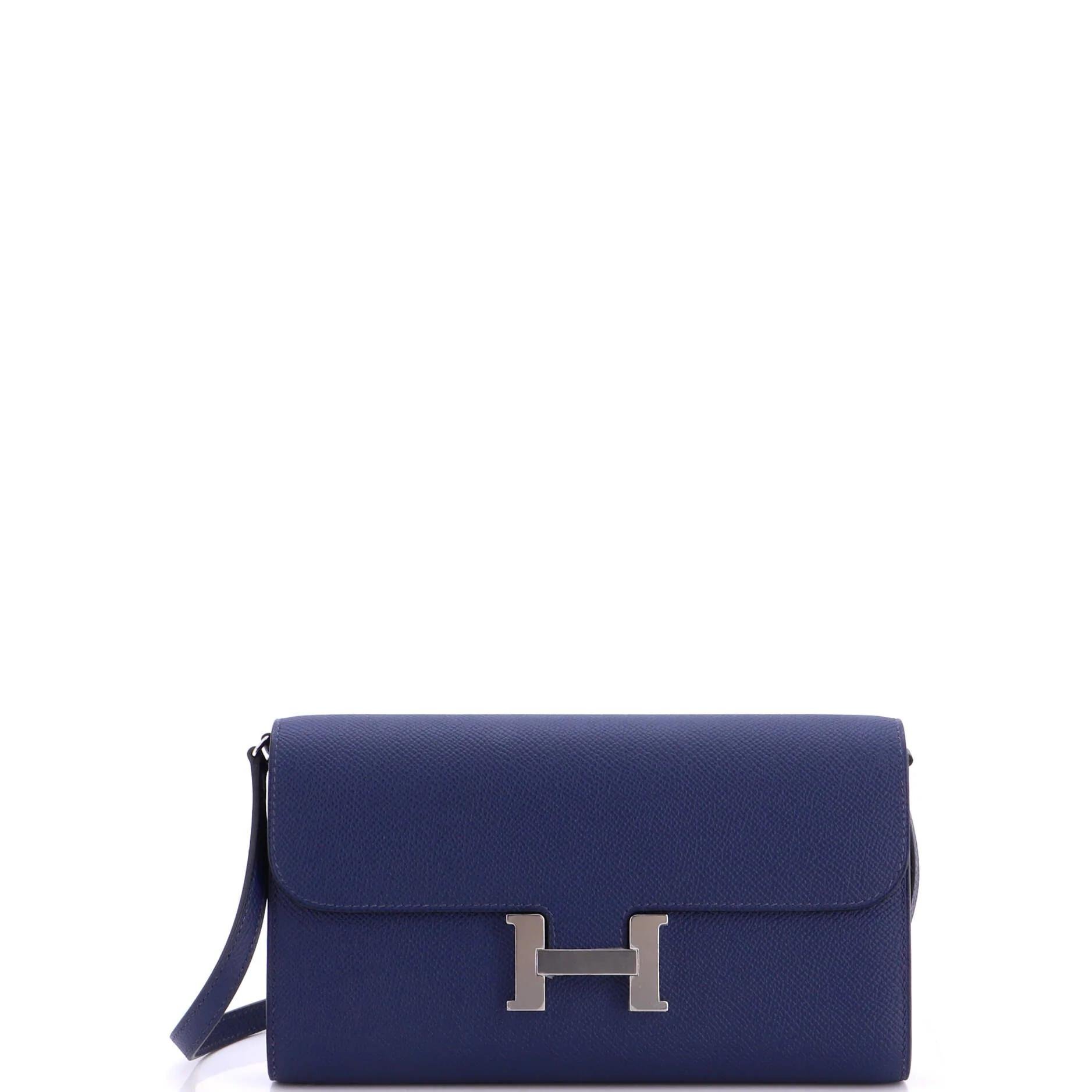 Leather clutch bag