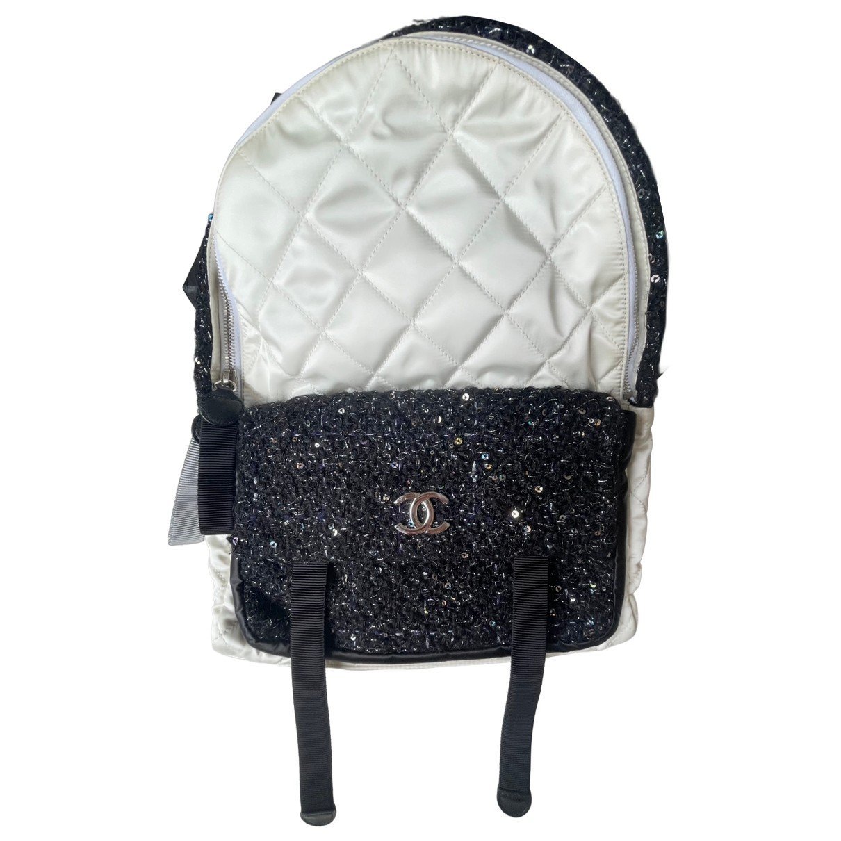 Timeless/Classique Chain tweed backpack