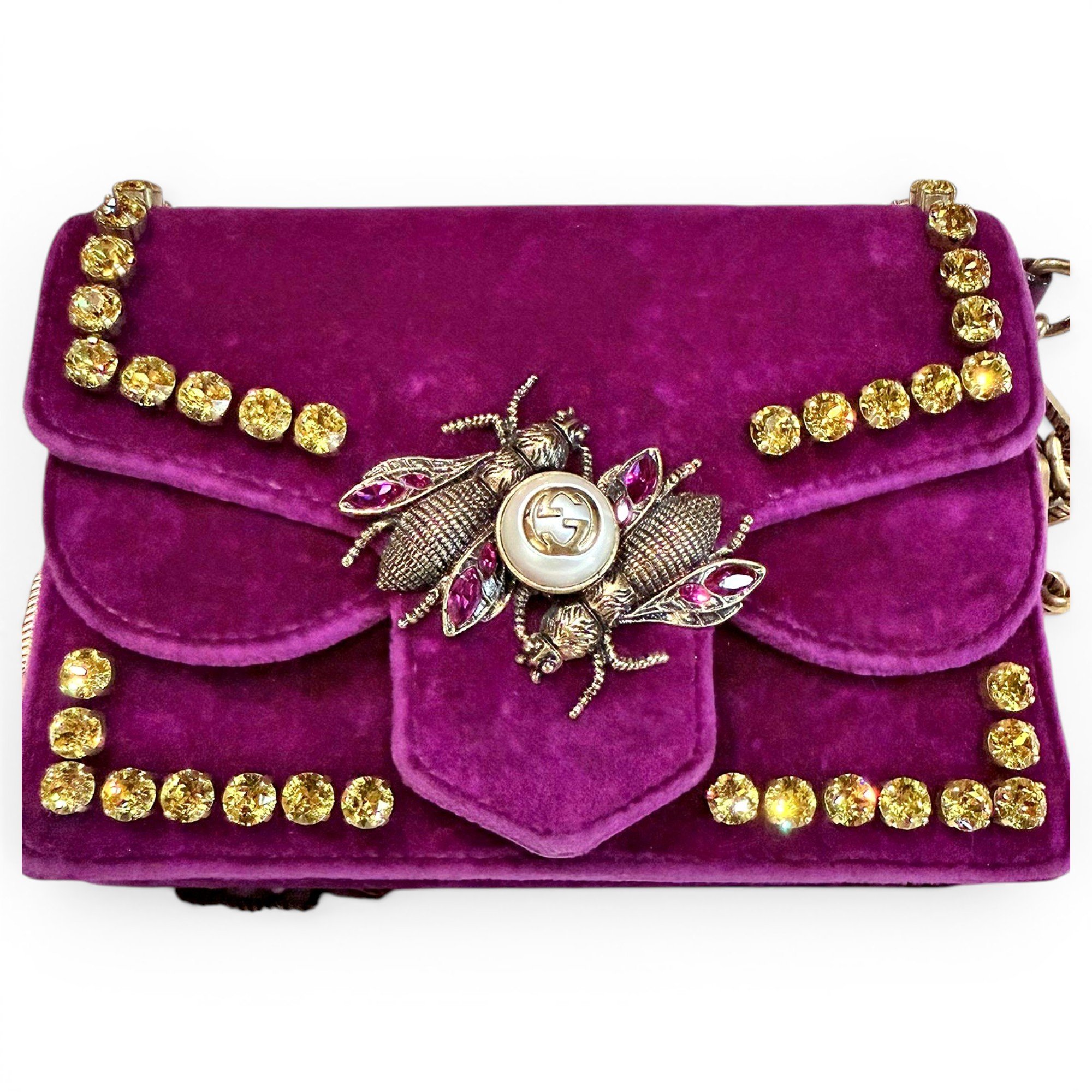 Broadway velvet handbag