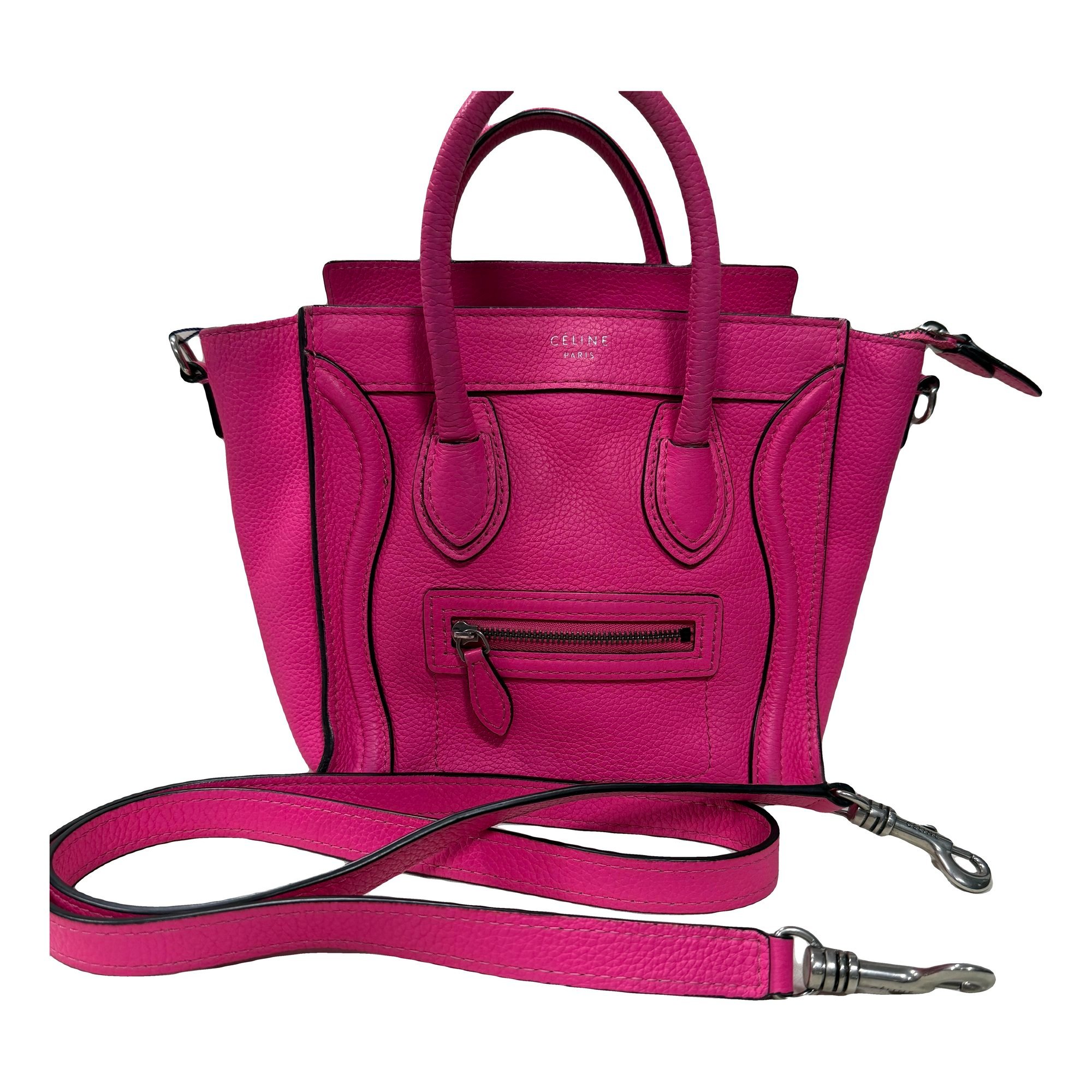 Nano Luggage leather handbag