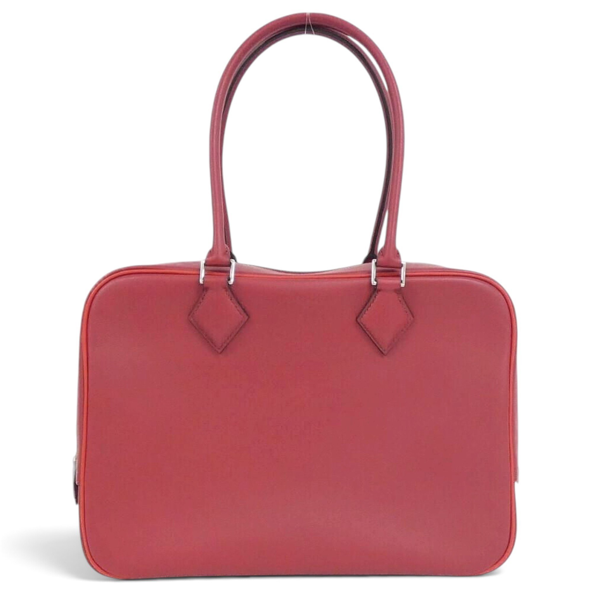 Plume leather handbag