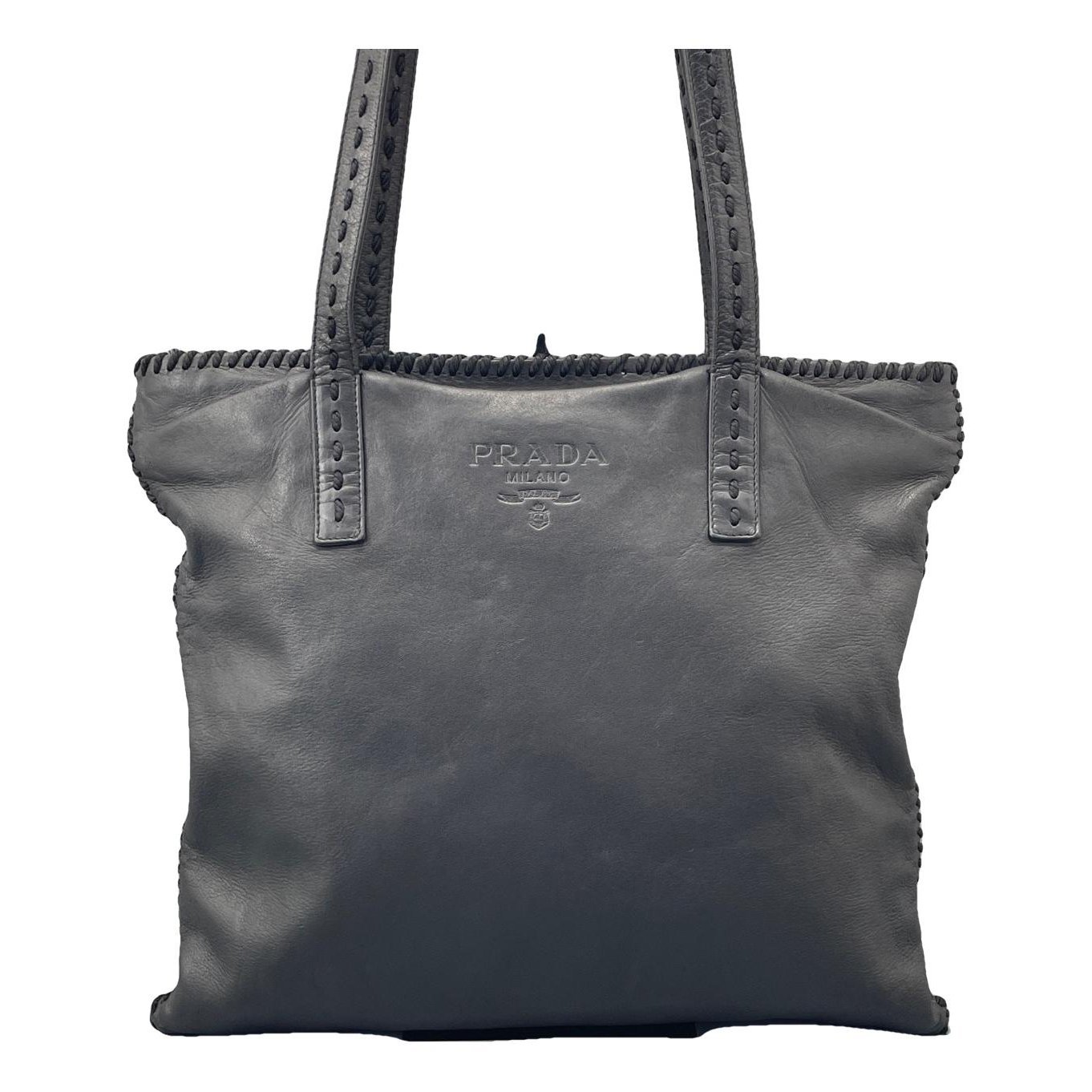 Leather tote