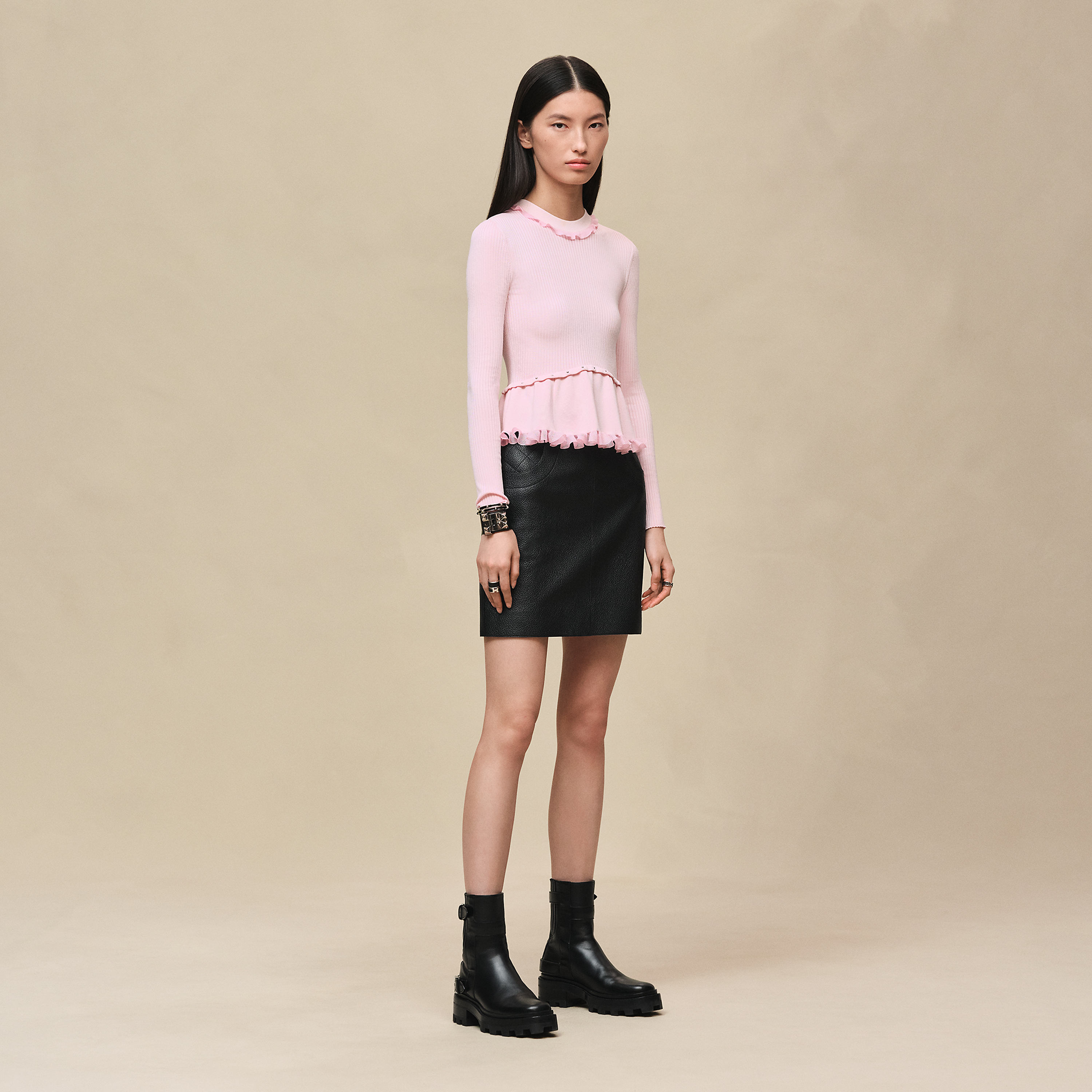 Jewel long-sleeve sweater