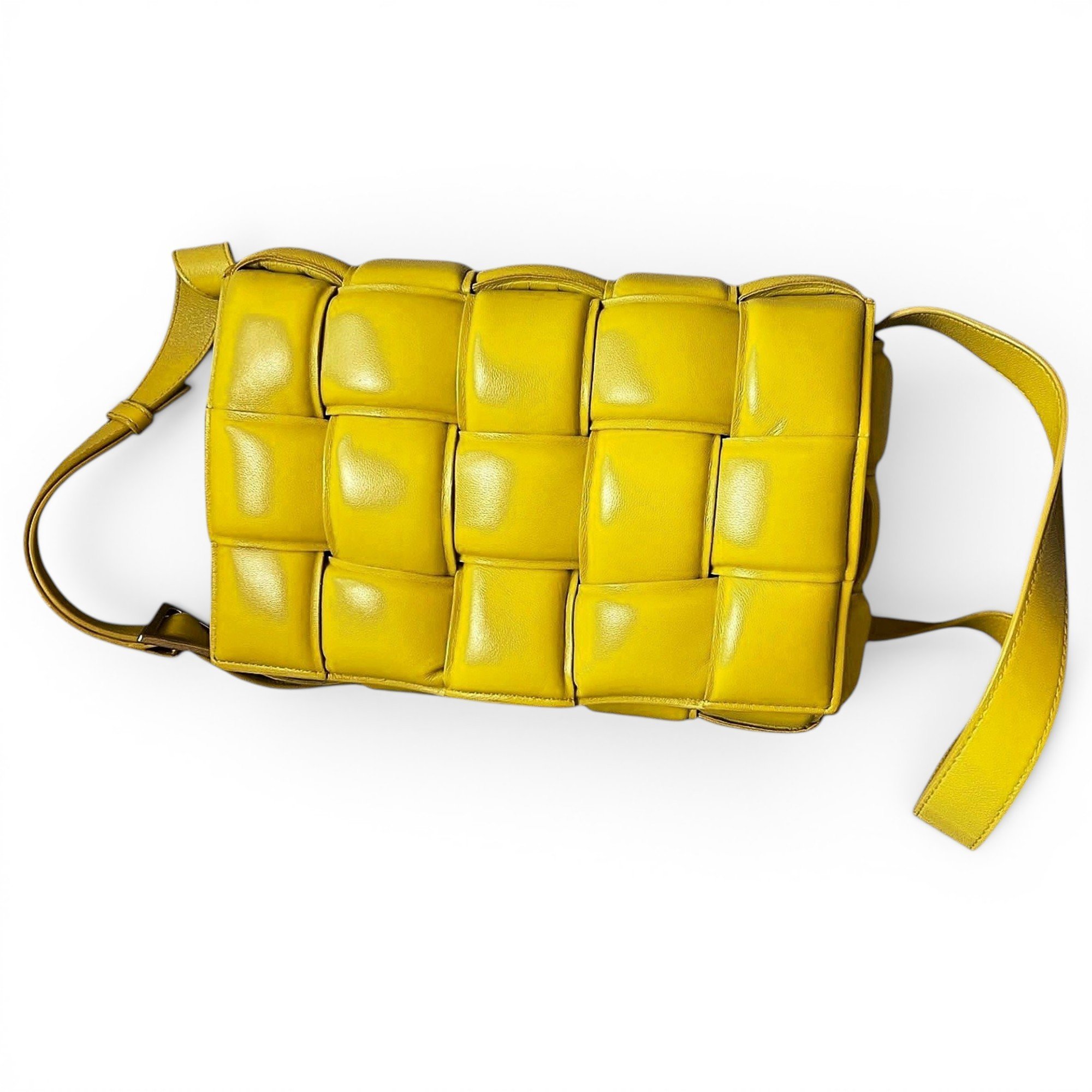 Cassette Padded leather handbag