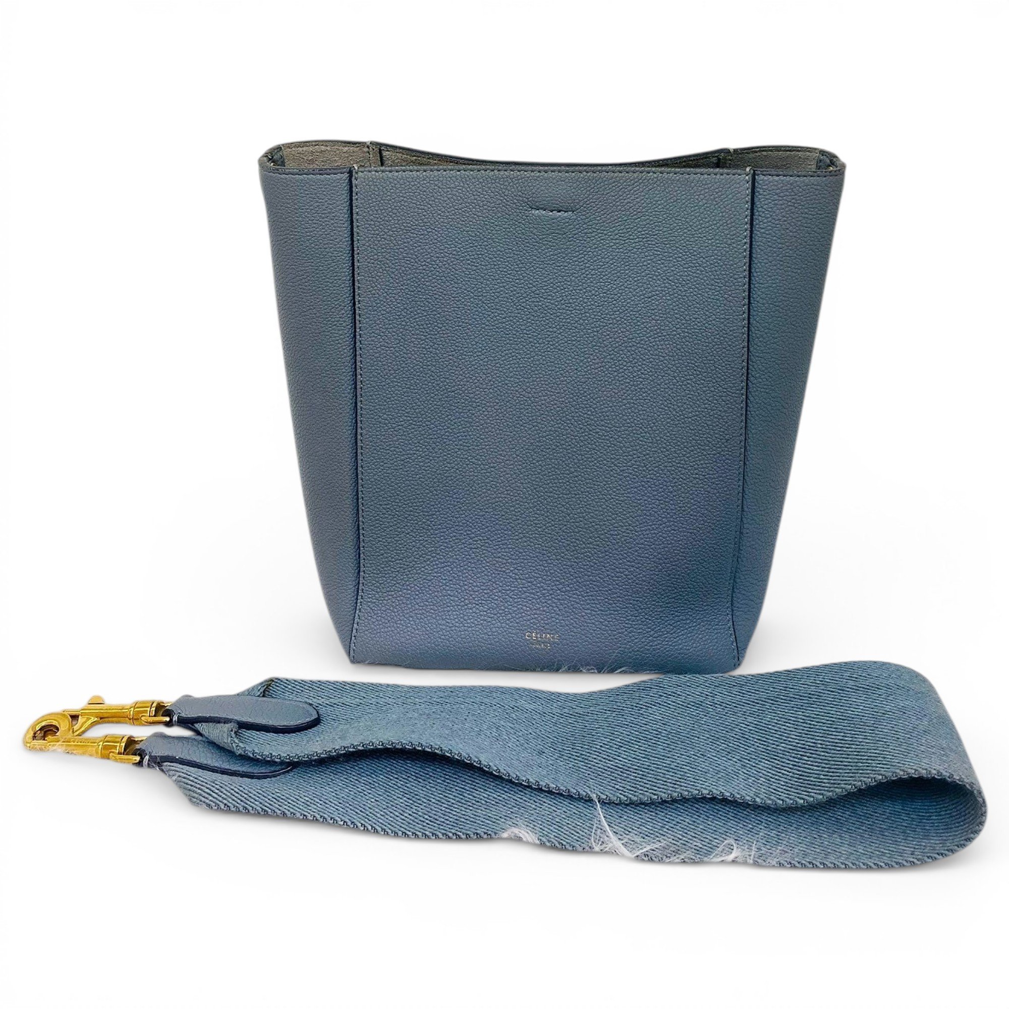 Seau Sangle leather handbag