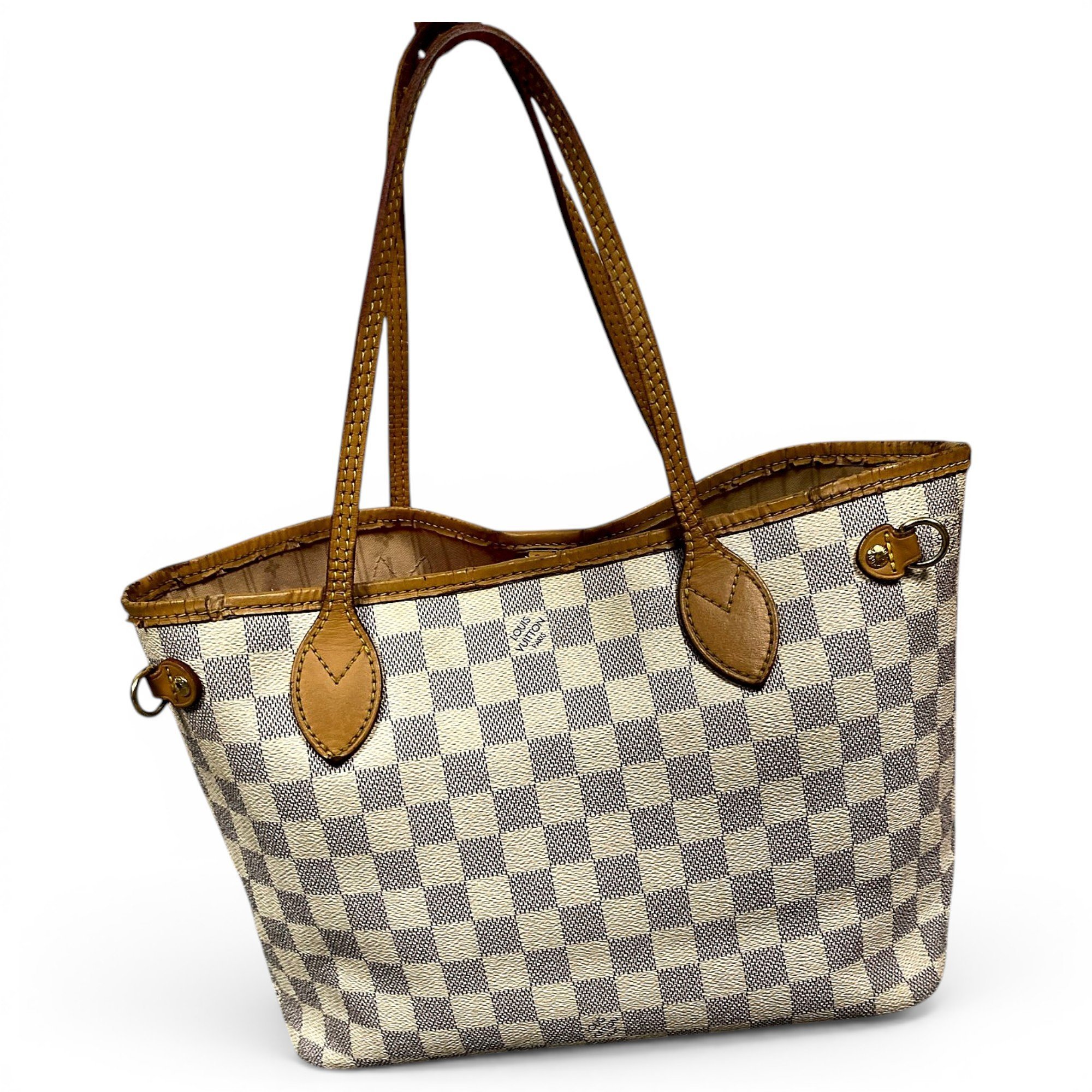 Louis Vuitton Neverfull leather tote