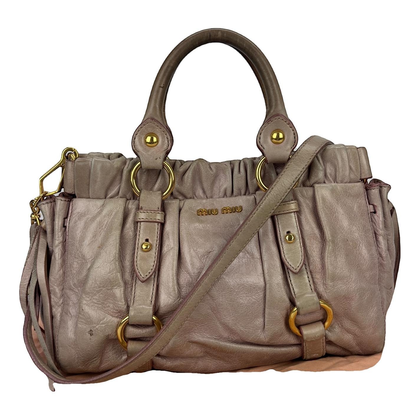 Vitello leather handbag
