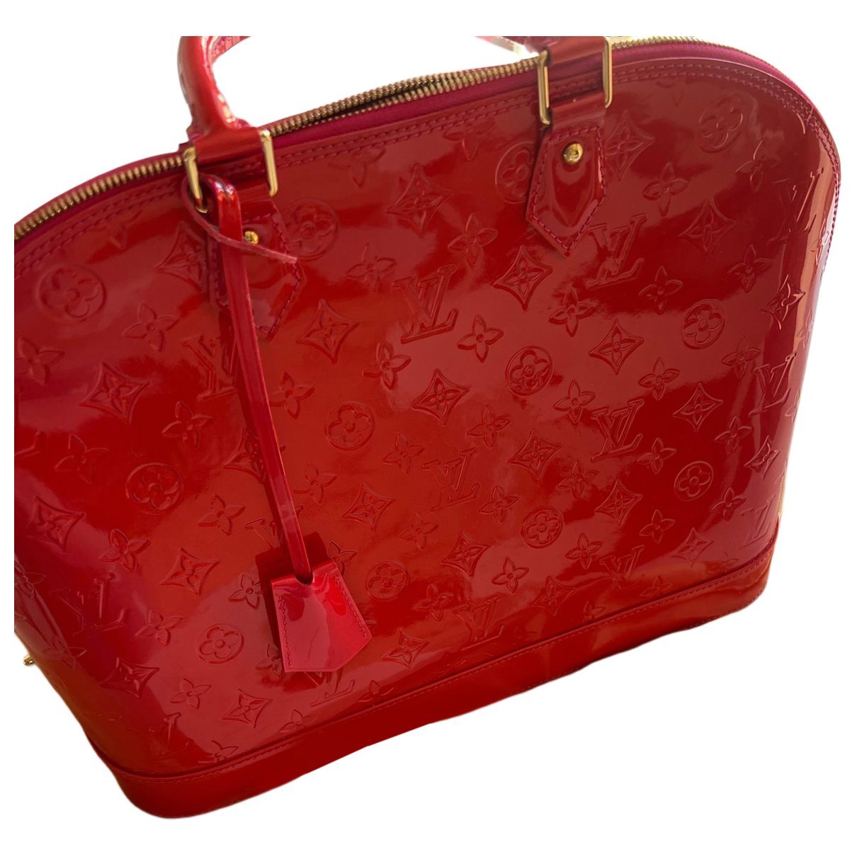 Alma patent leather handbag