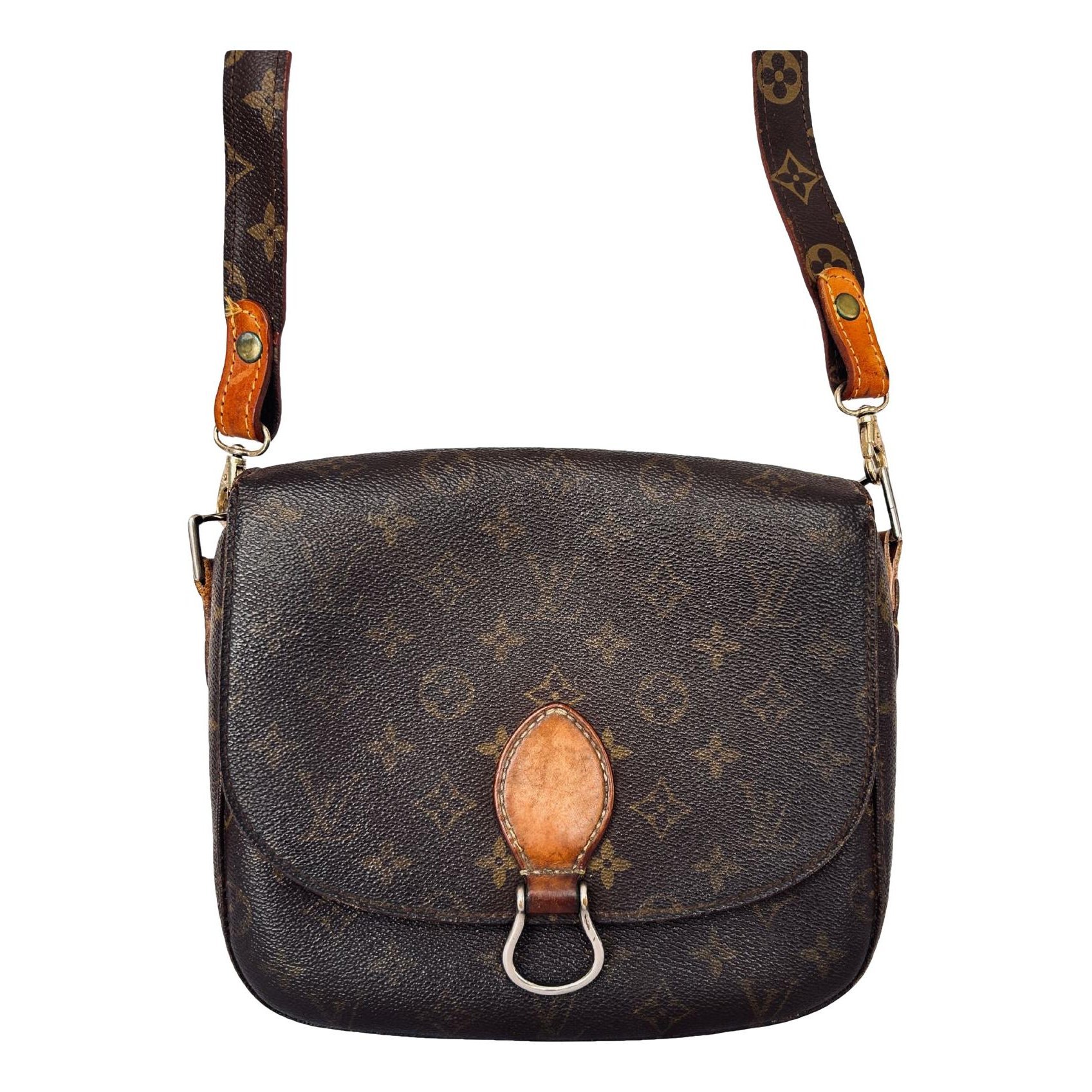 Leather crossbody bag