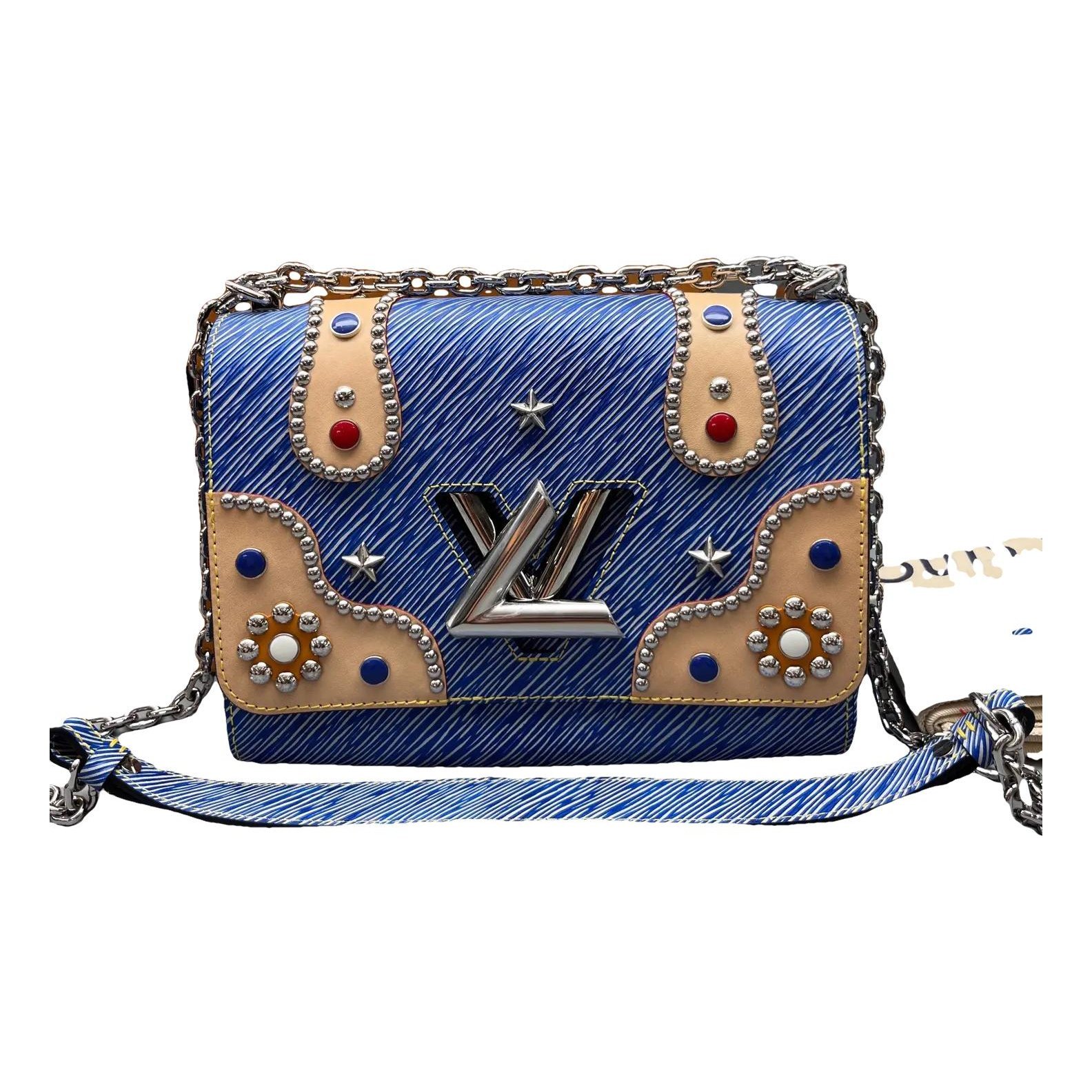 Twist leather crossbody bag