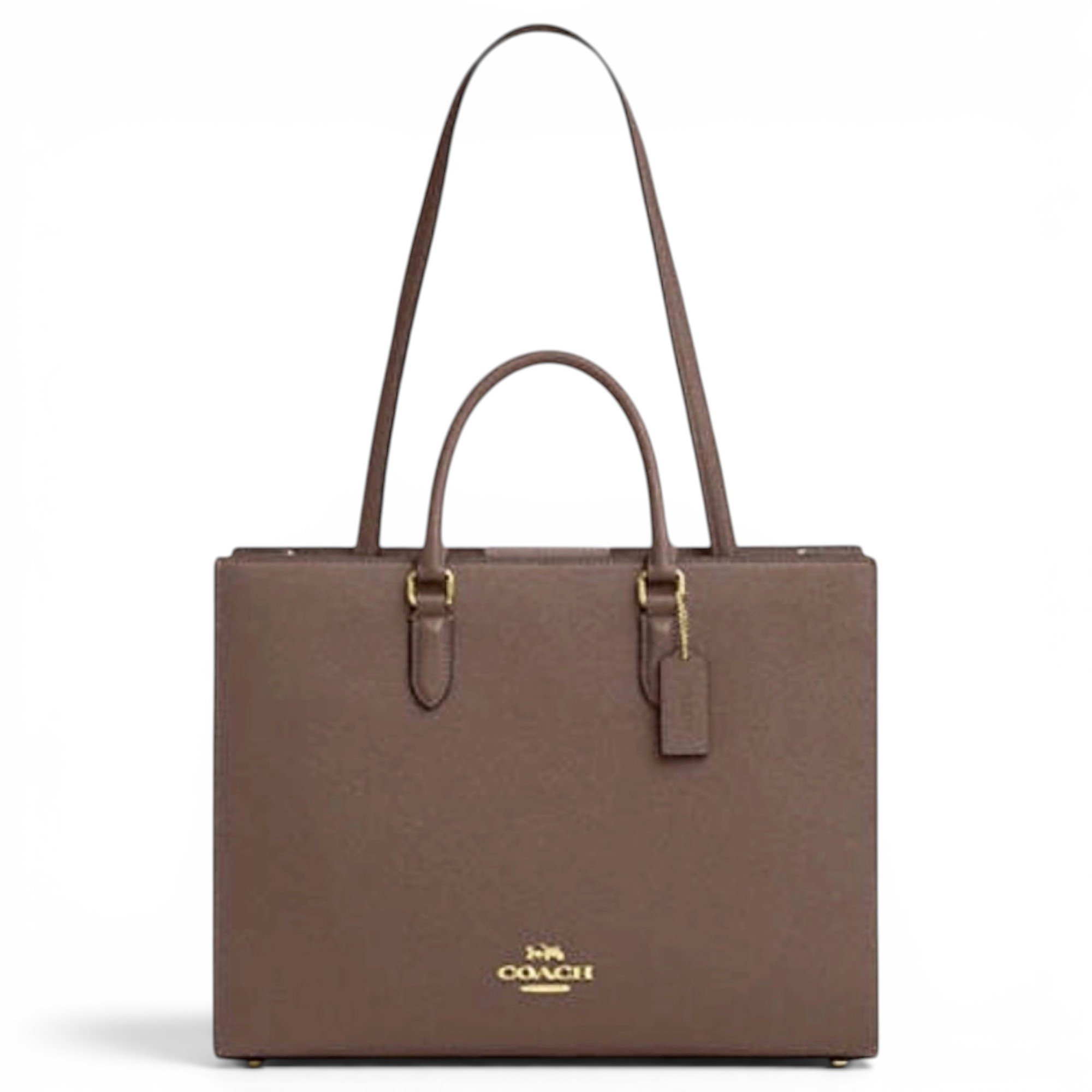 Leather tote