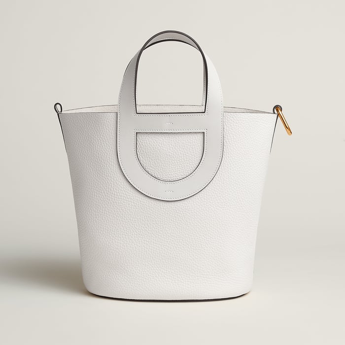 New White Hermès In-the-loop 23 Bag