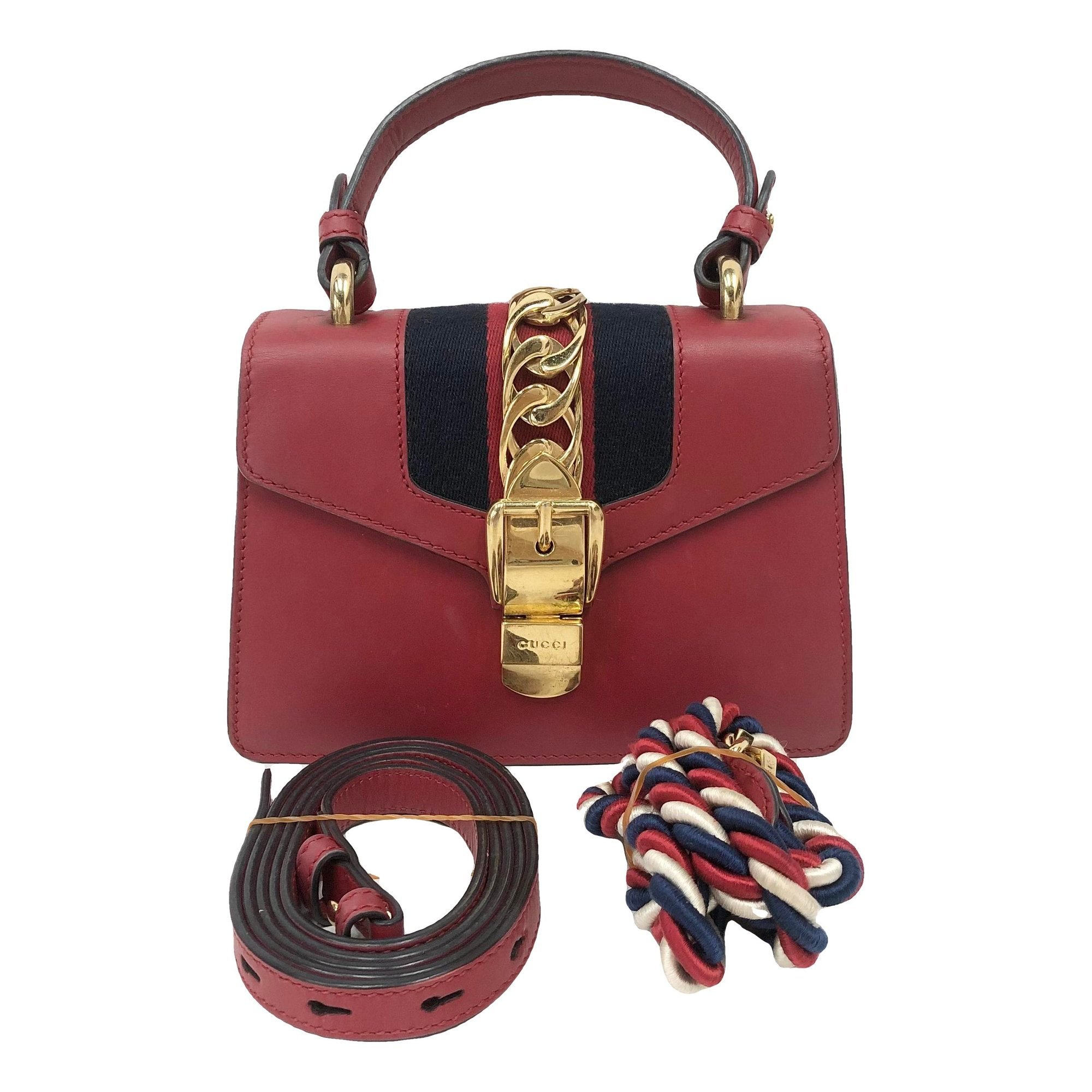 Sylvie Top Handle leather handbag