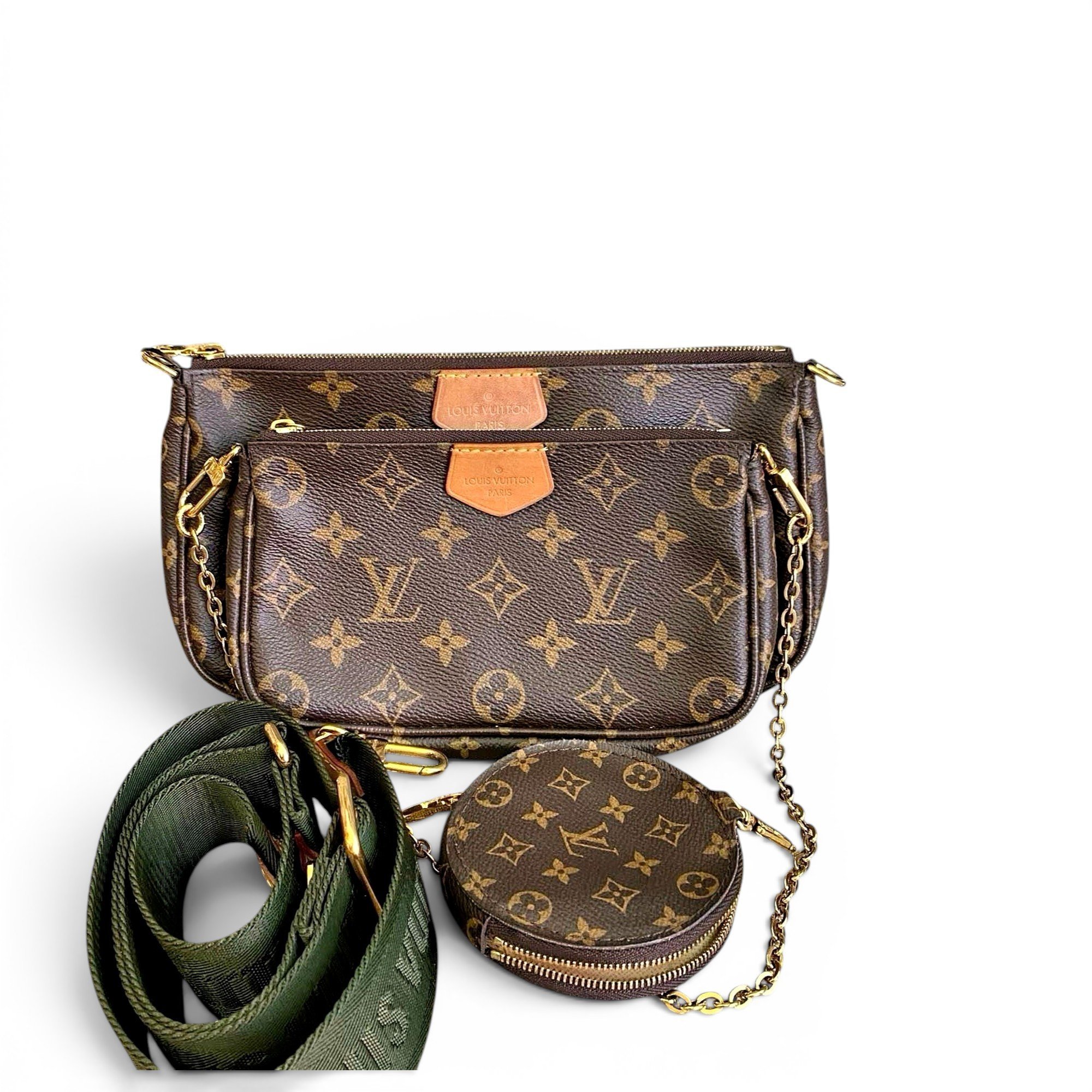 Multi Pochette Accessoires leather handbag