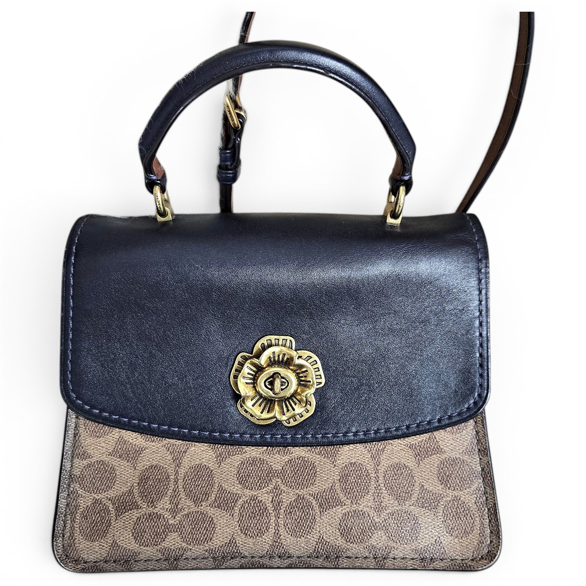 Parker leather crossbody bag