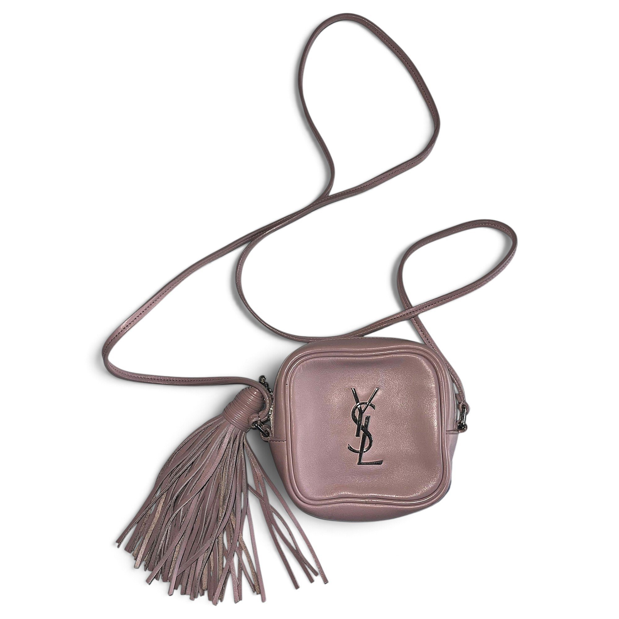 Blogger leather crossbody bag
