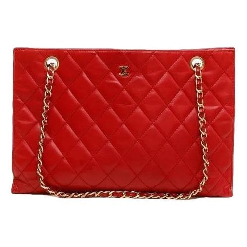 Vintage CC Chain leather handbag