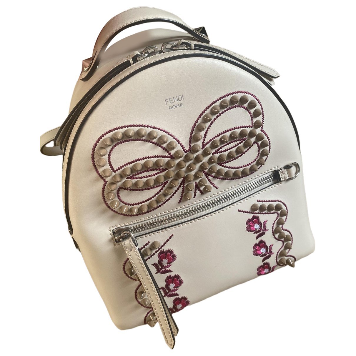 Leather backpack